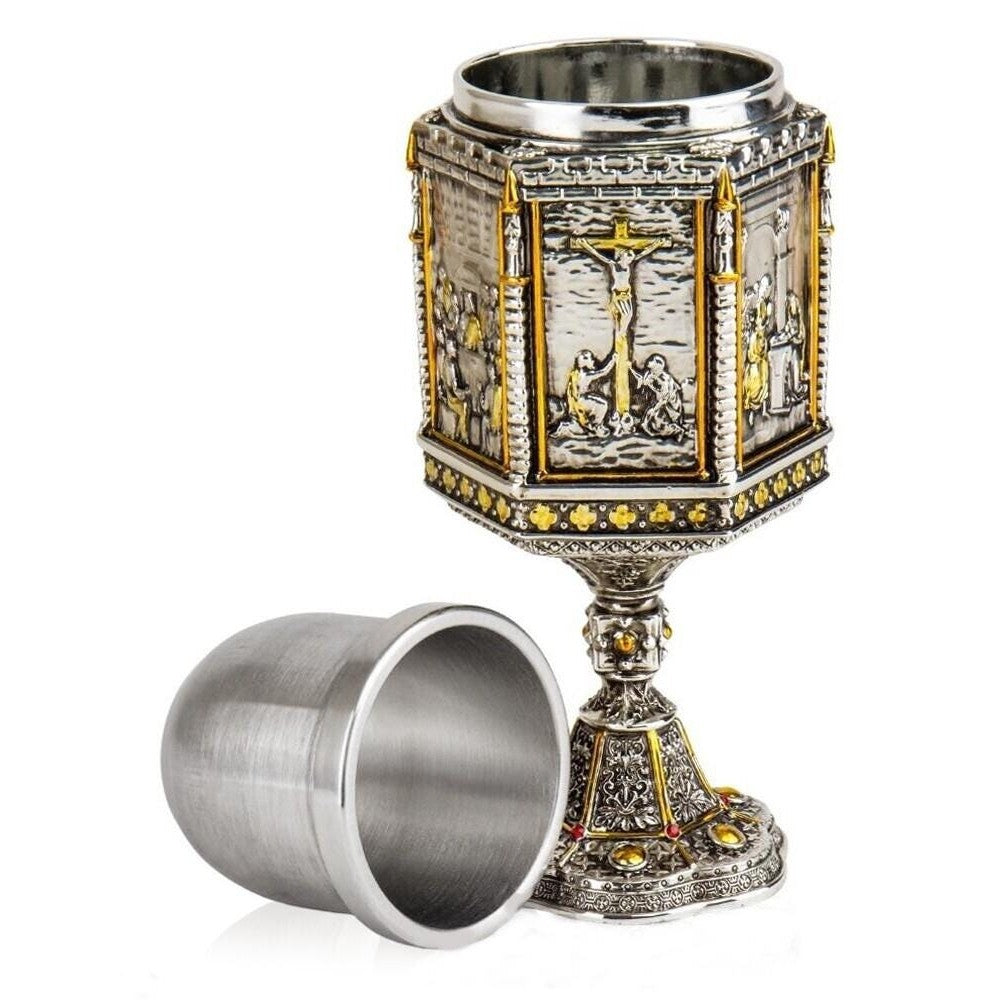 Life of Jesus Kiddush Shabbat cup Chalice (Stainless Steel Tumbler)