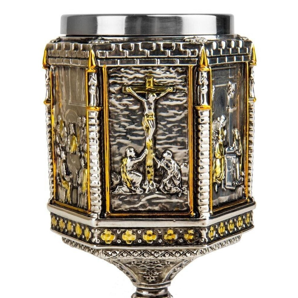 Life of Jesus Kiddush Shabbat cup Chalice (Stainless Steel Tumbler)