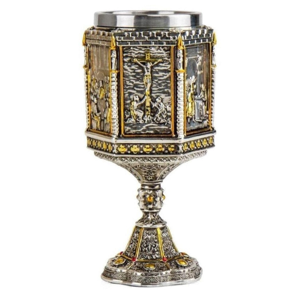 Life of Jesus Kiddush Shabbat cup Chalice (Stainless Steel Tumbler)