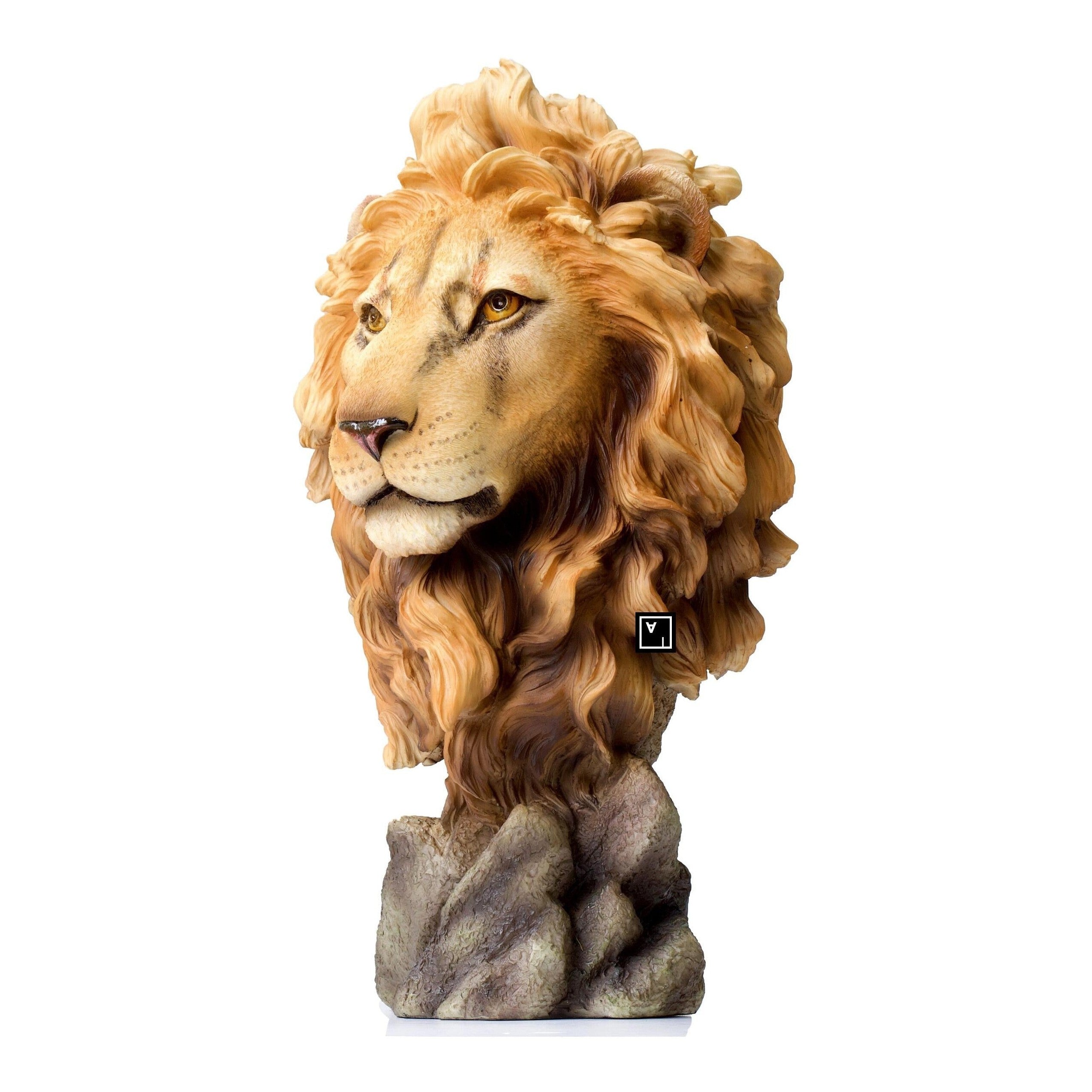 Lion Head Bust | Busts | Home Decor | Handcrafted | Collectible Art
