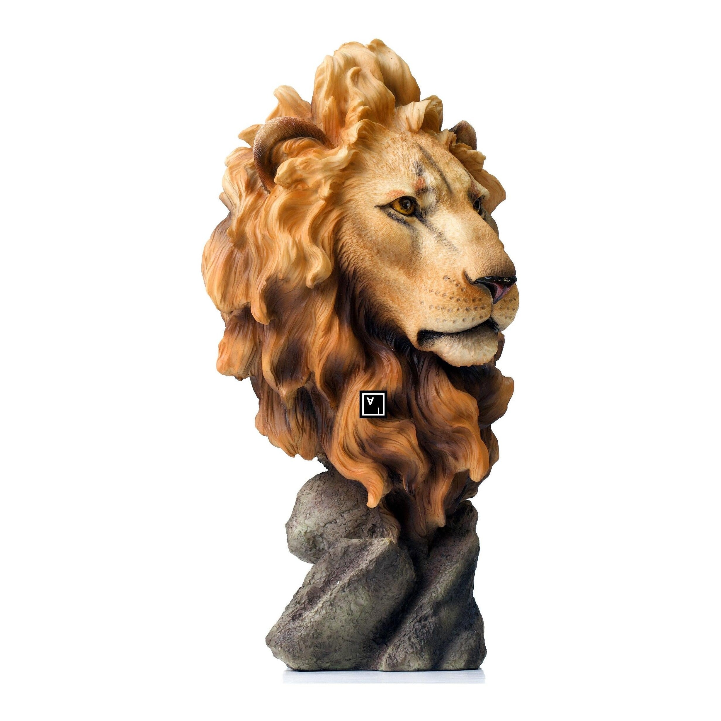 Lion Head Bust | Busts | Home Decor | Handcrafted | Collectible Art