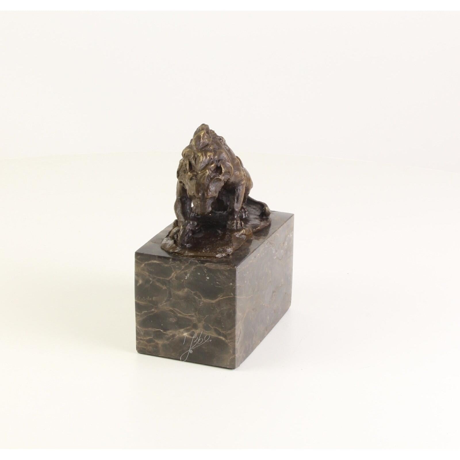 Lion and Serpent | Animal Sculptures | Home Decor | Handcrafted