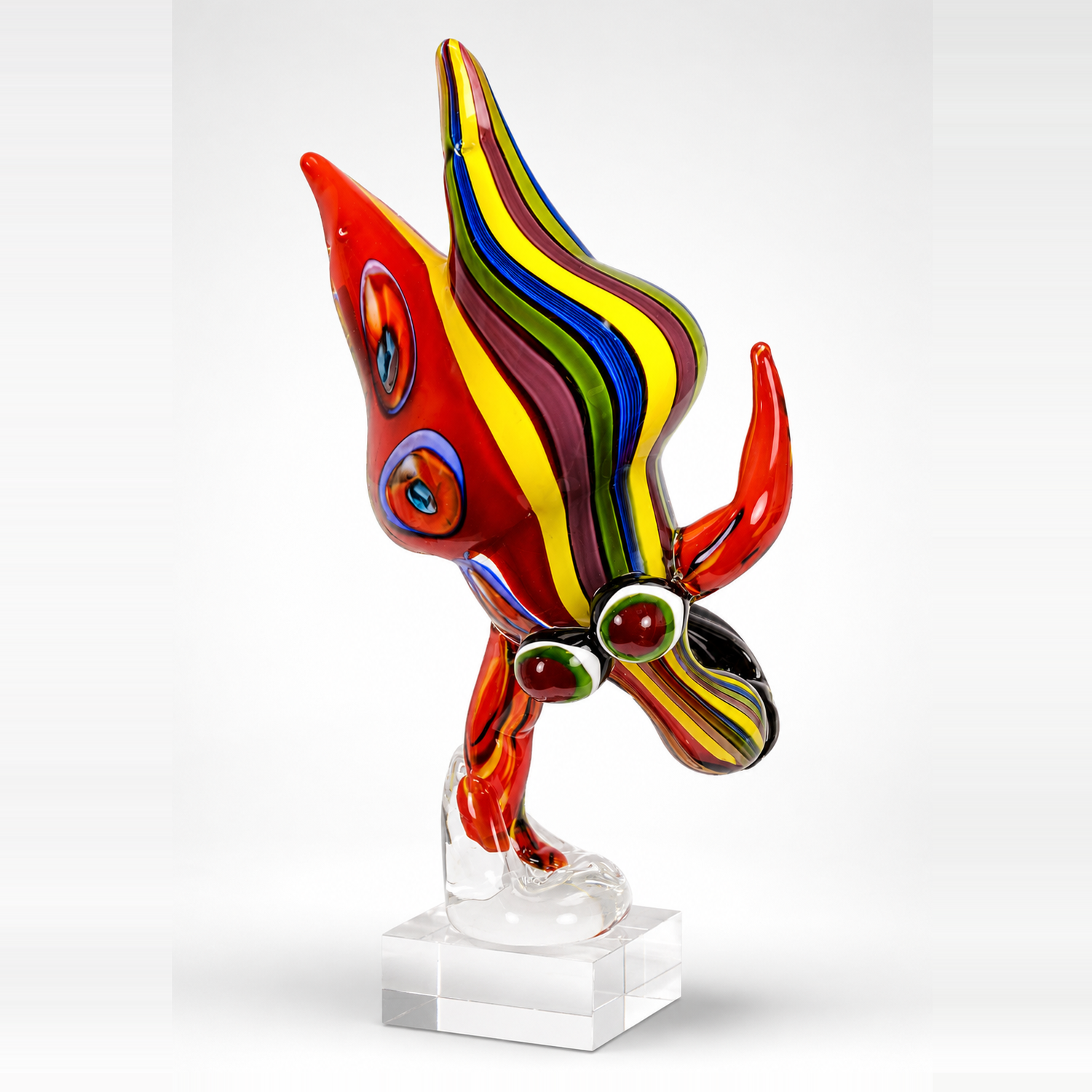 Murano Style Glass Figurine of Female Dancer