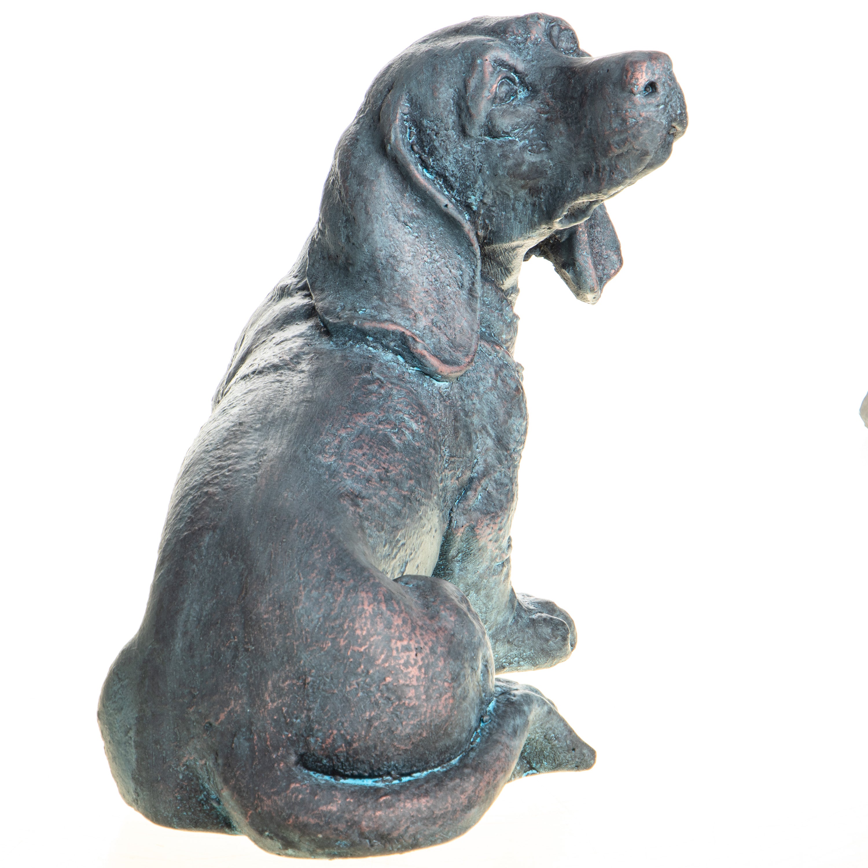 Dachshund Statue by MGO – Sitting Dog Figure – view 2