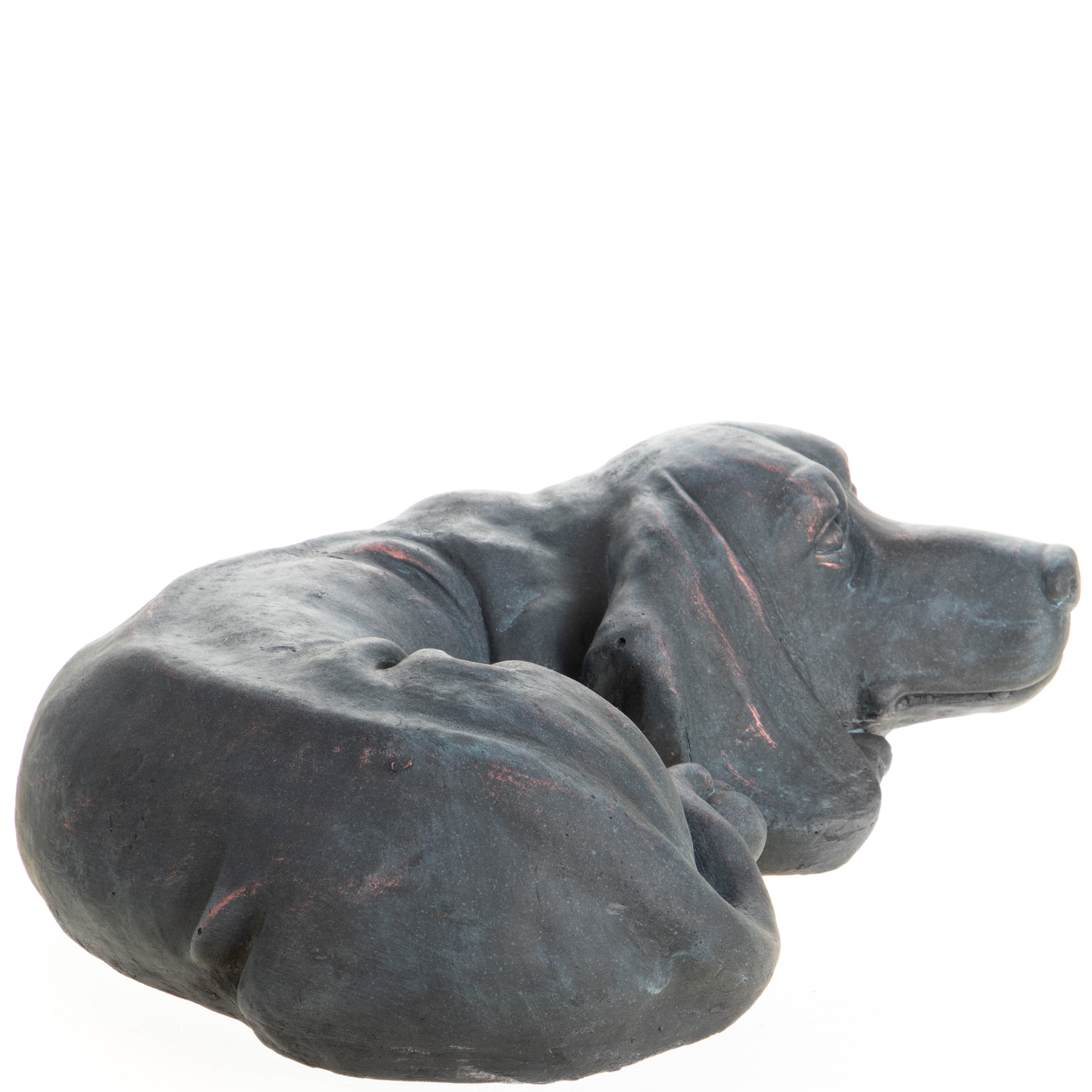 Dachshund Statue by MGO – Lying Dog Figure – view 3