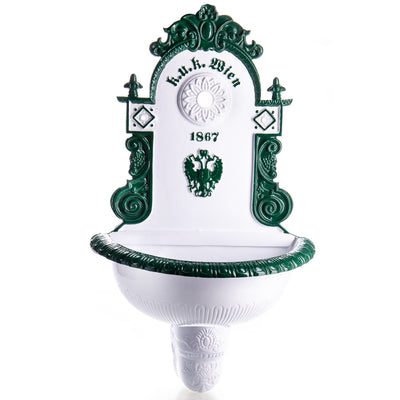 Wall fountain aluminum | Handcrafted Garden Decor | Unique Home Accent