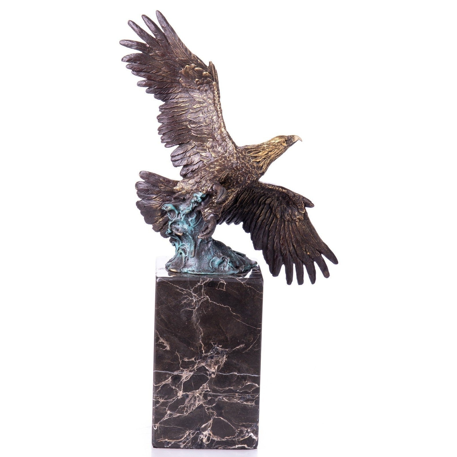 Majestic Bronze Eagle Sculpture | Animal Sculptures | Home Decor