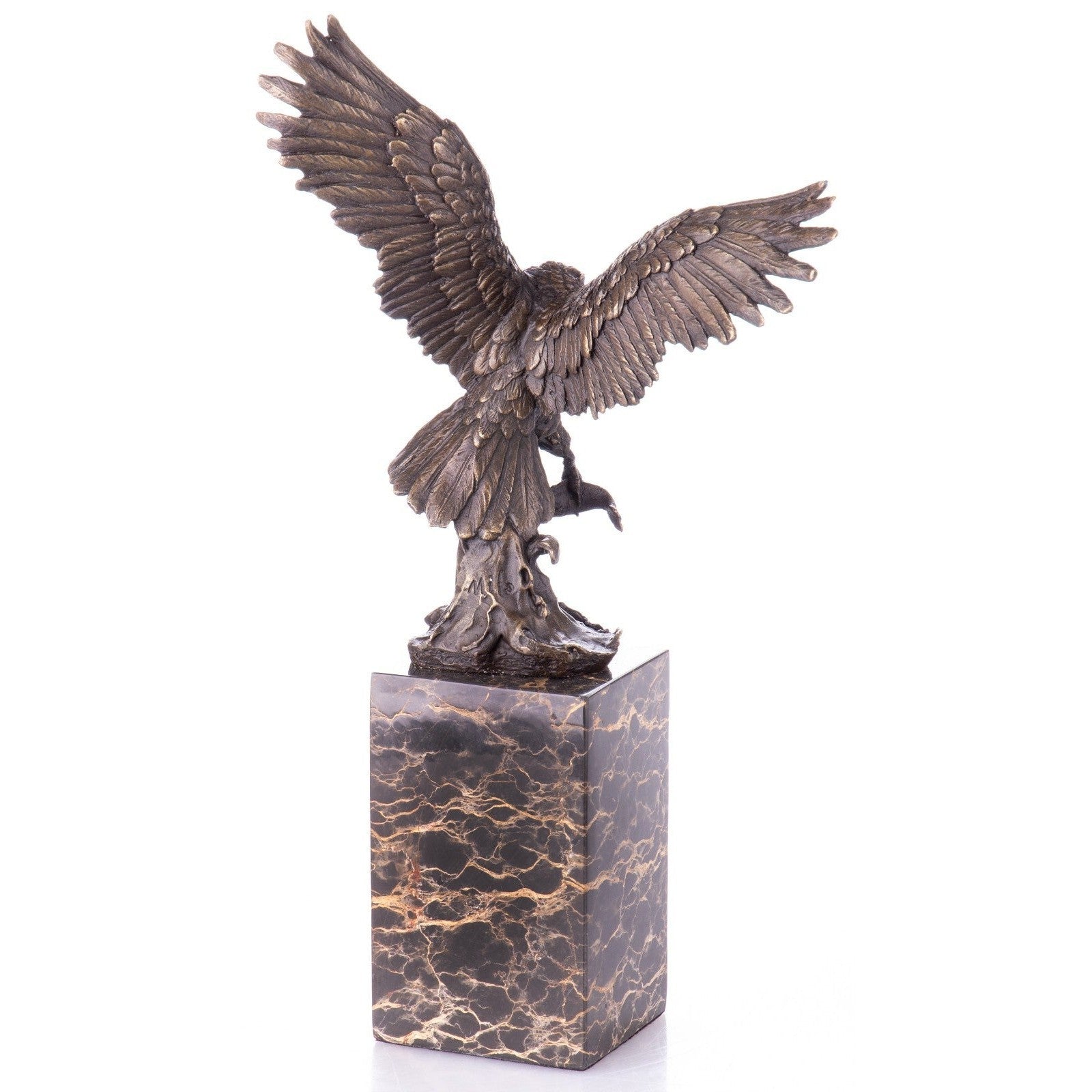 Majestic Bronze Eagle Sculpture | Animal Sculptures | Home Decor