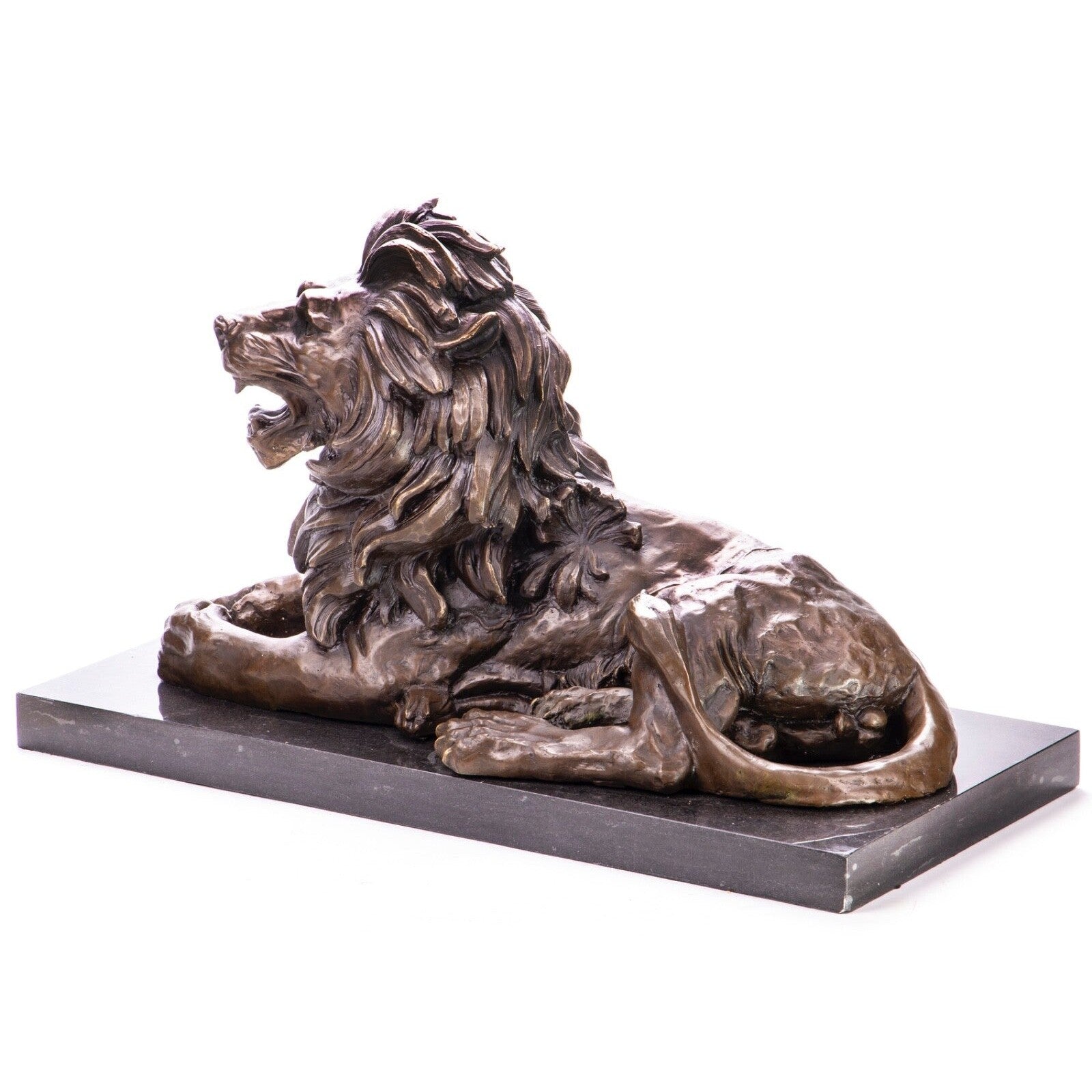 Majestic Bronze Lion Sculpture | Animal Sculptures | Home Decor