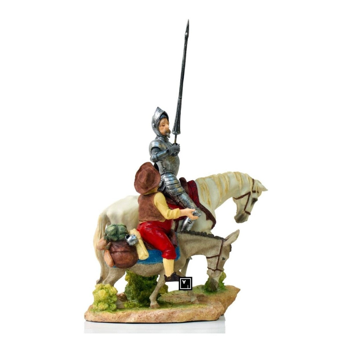 Man of La Mancha Don Quixote and Sanca Panza Statue Figurine