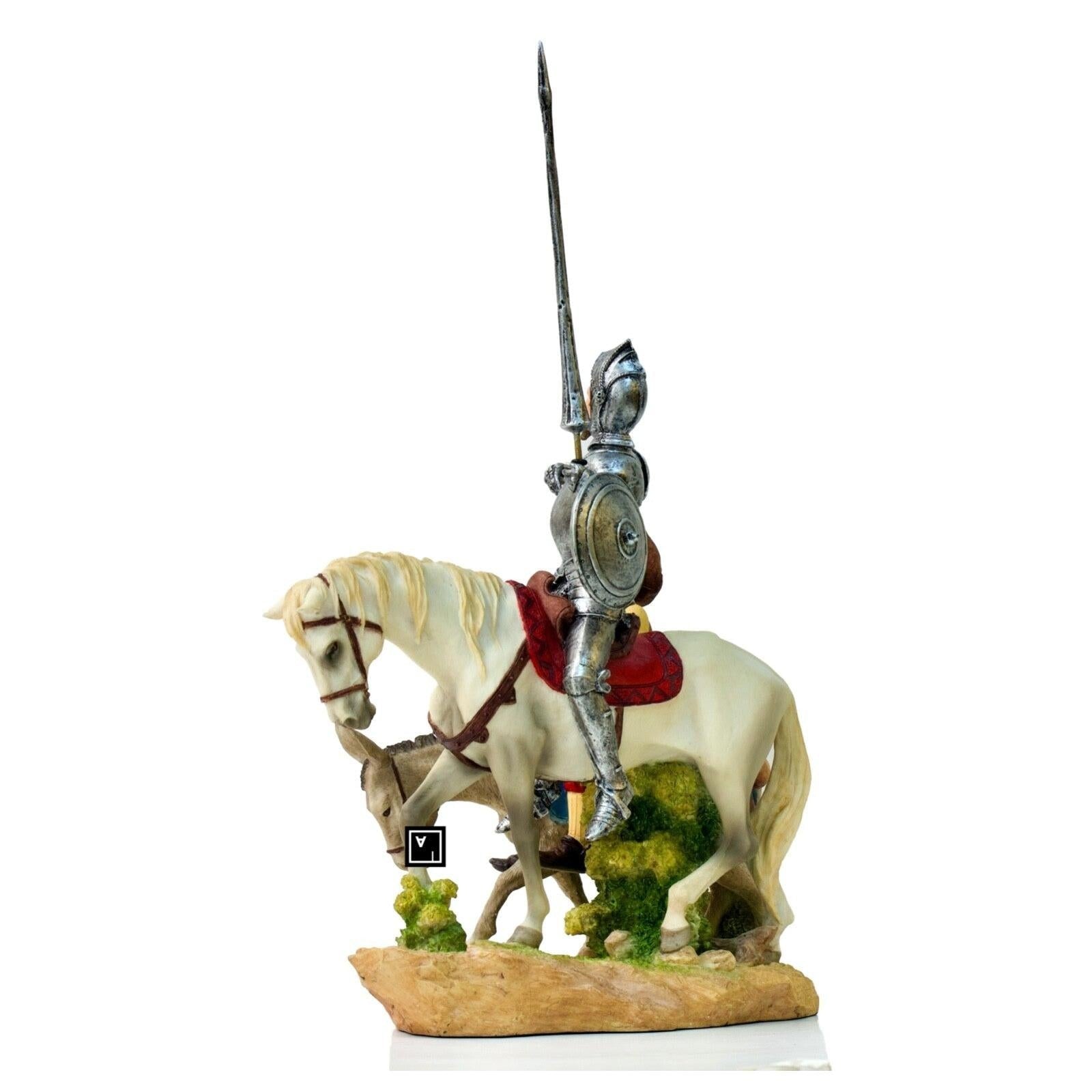 Man of La Mancha Don Quixote and Sanca Panza Statue Figurine