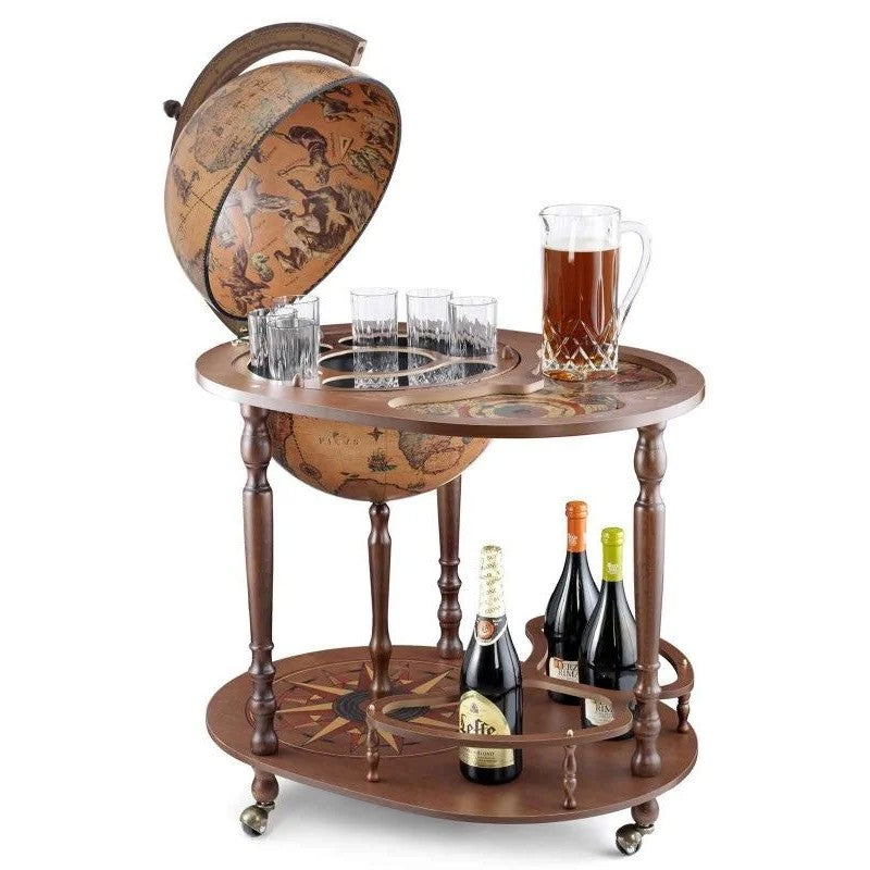 Map Globe Opens into Drink Bar | Curios & Collectibles | Home Decor