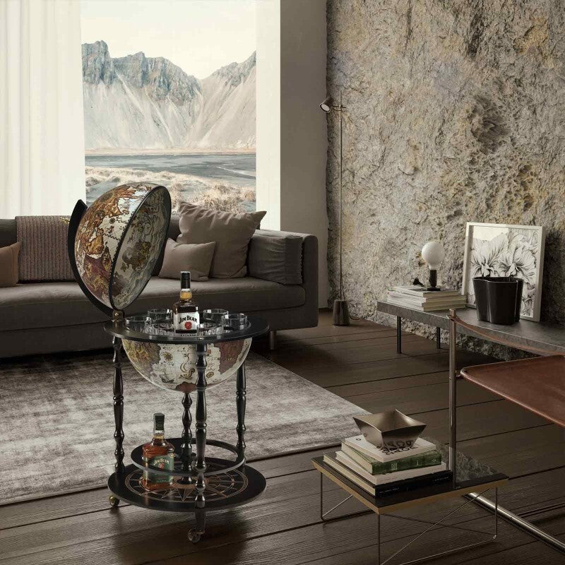 Map Globe Opens into Drink Bar | Curios & Collectibles | Home Decor