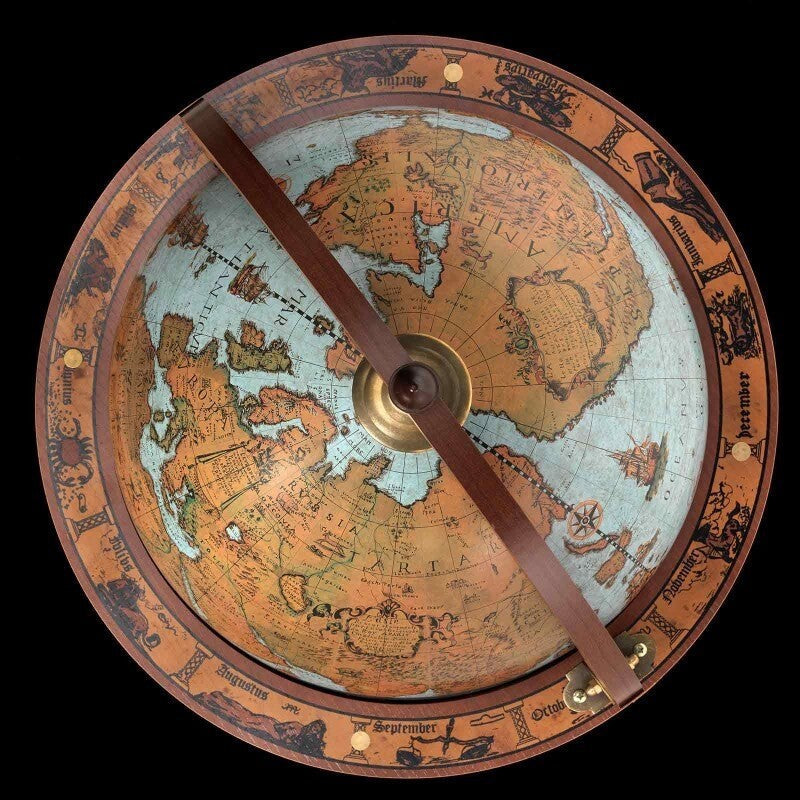 Map Globe Opens into Drink Bar | Curios & Collectibles | Home Decor