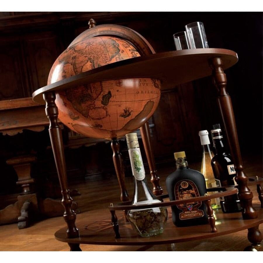 Map Globe Opens into Drink Bar | Curios & Collectibles | Home Decor