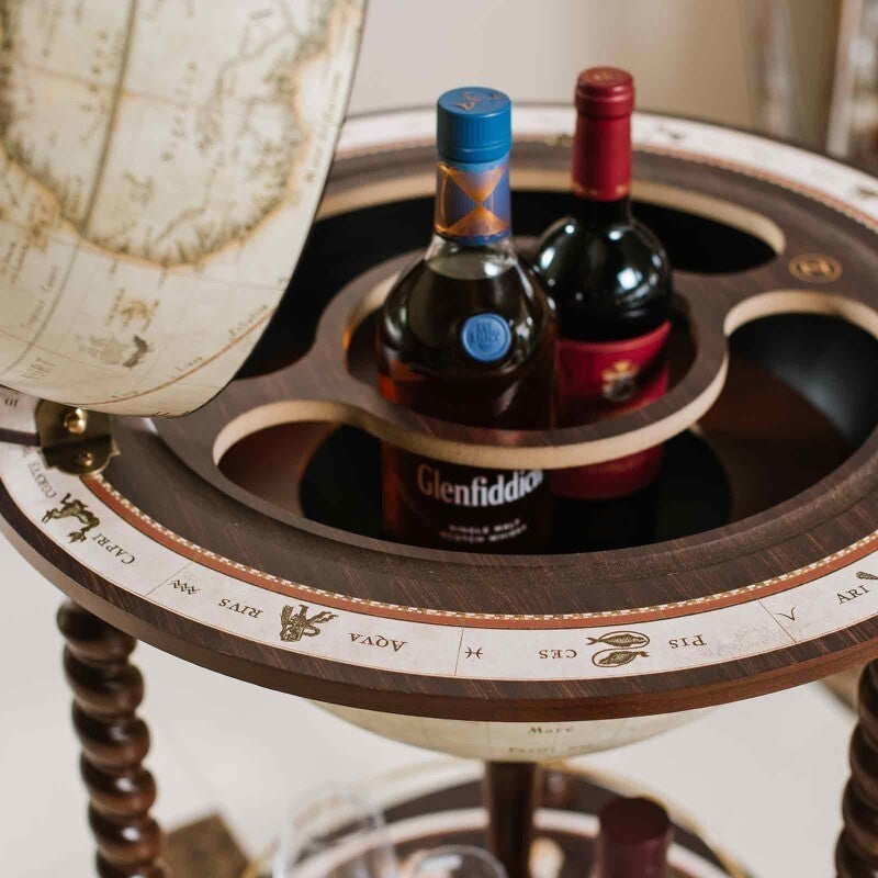 Map Globe Opens into Drink Bar | Curios & Collectibles | Home Decor
