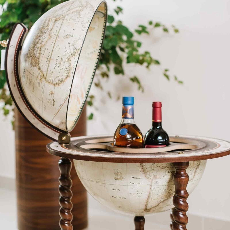 Map Globe Opens into Drink Bar | Curios & Collectibles | Home Decor