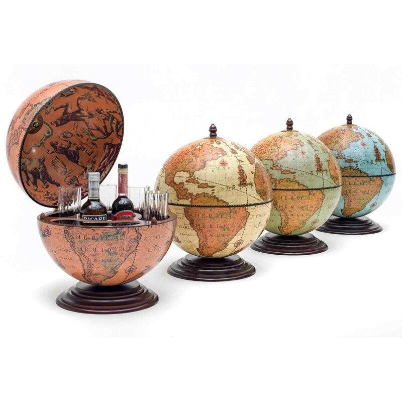 Map Globe Opens into Drink Bar Storage | Curios & Collectibles