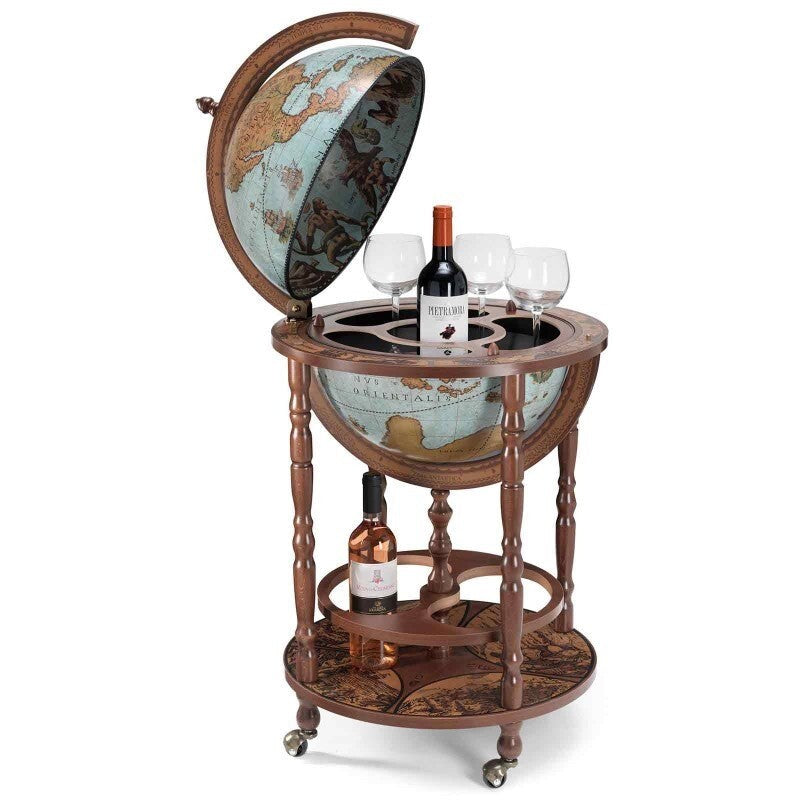 Map Globe Opens into Drink Bar | Curios & Collectibles | Home Decor