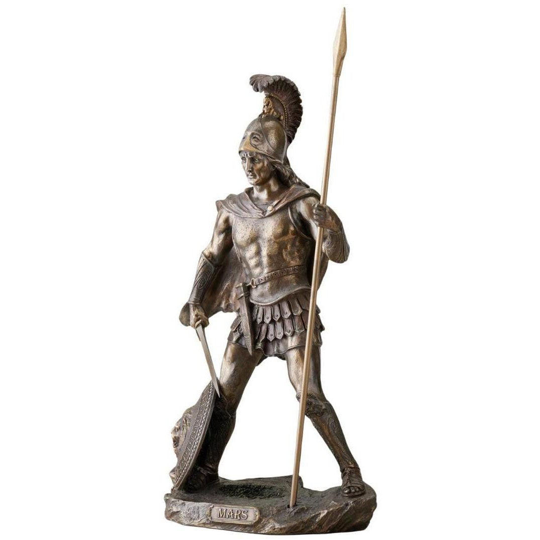 Mars Roman God of War with Spear | Mythology & Deity Sculptures