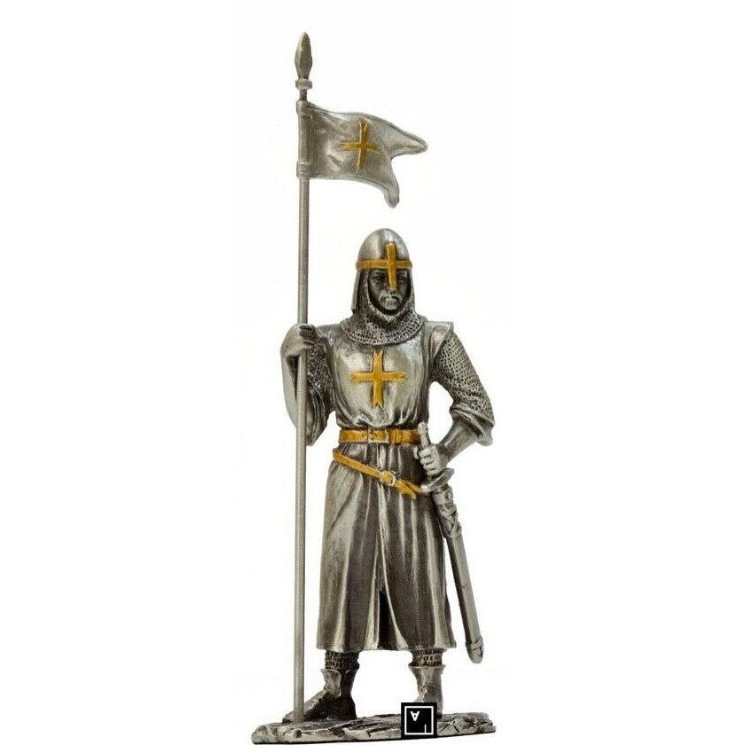 Medieval Knight Pewter Statue | Figurines & Statues | Home Decor