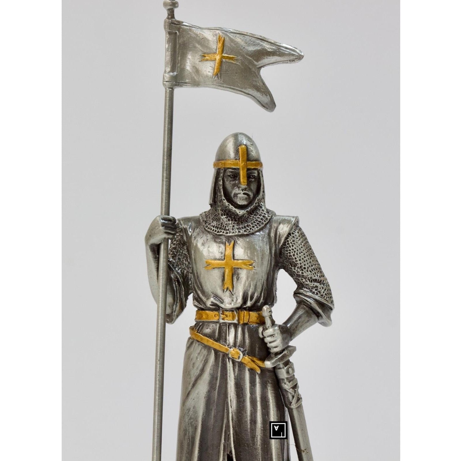 Medieval Knight Pewter Statue | Figurines & Statues | Home Decor
