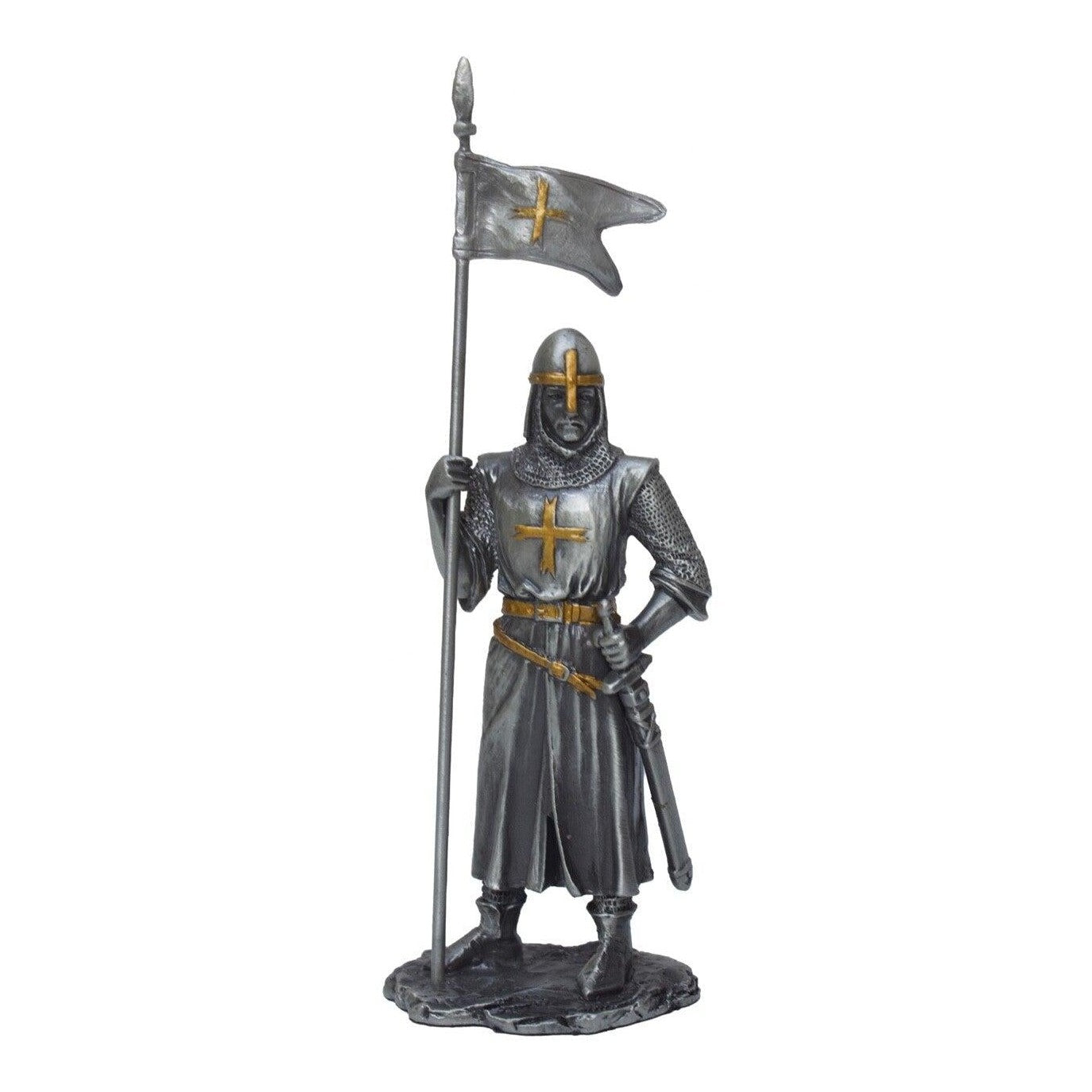 Medieval Knight Pewter Statue | Figurines & Statues | Home Decor