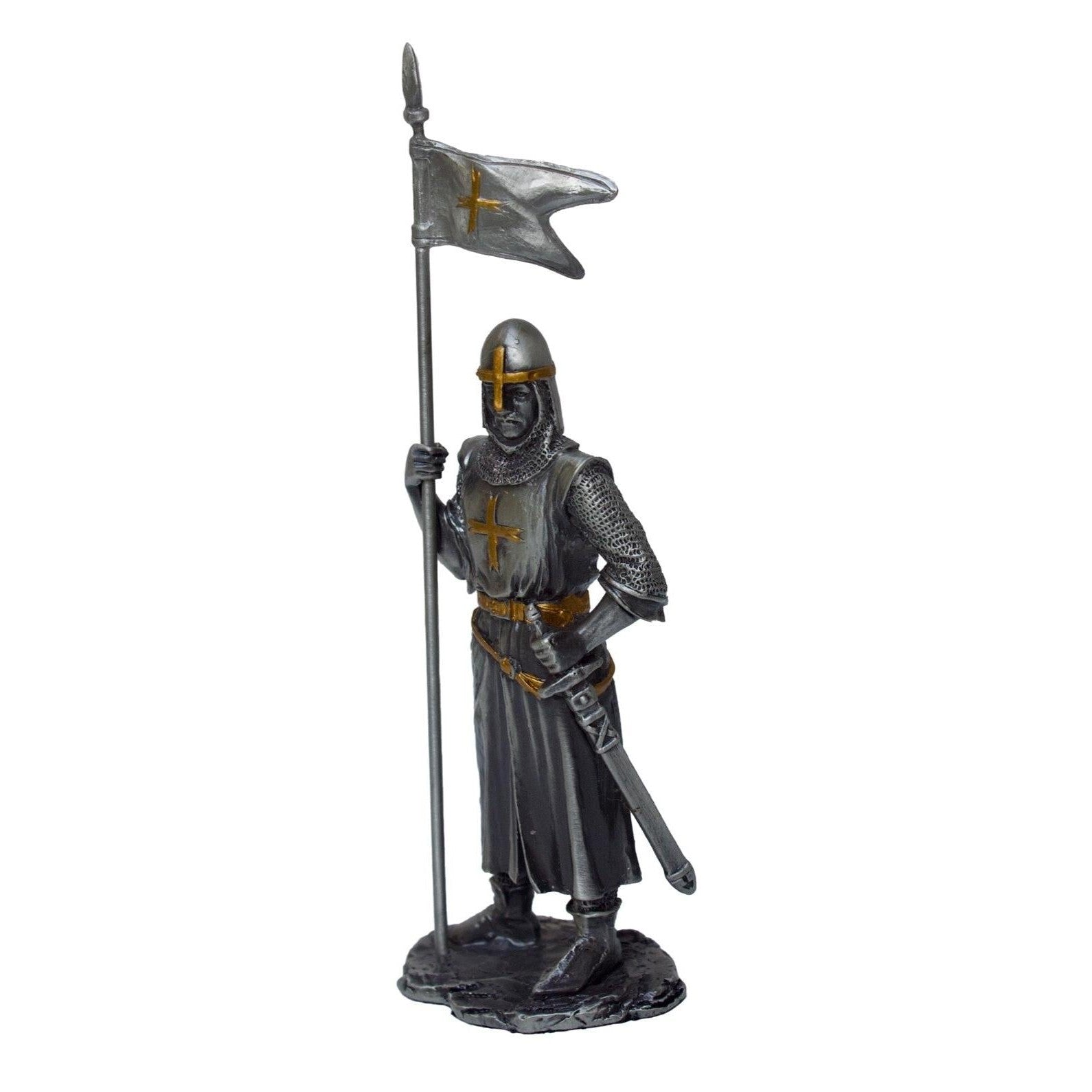 Medieval Knight Pewter Statue | Figurines & Statues | Home Decor