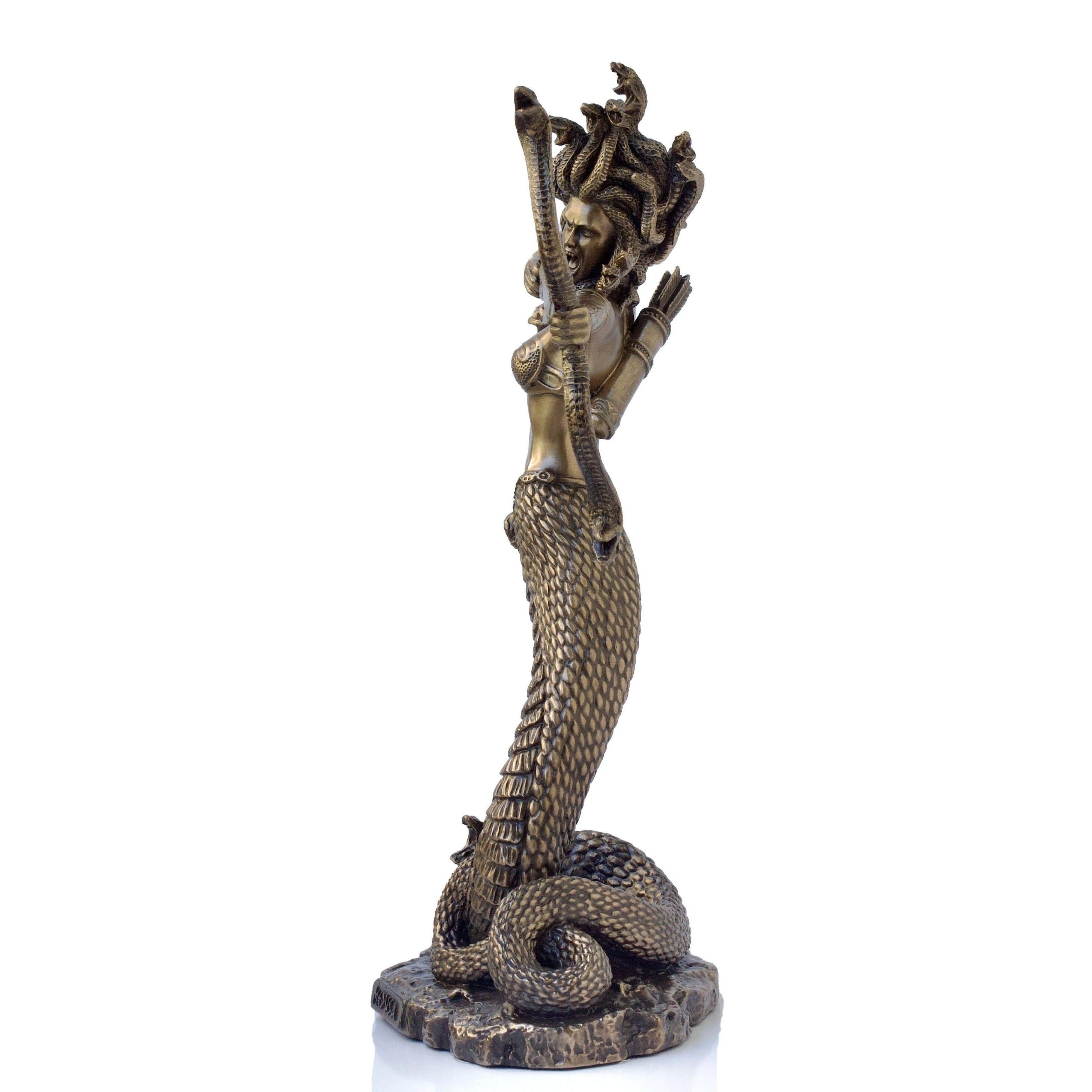 Medusa throwing Arrow | Mythology & Deity Sculptures | Home Decor