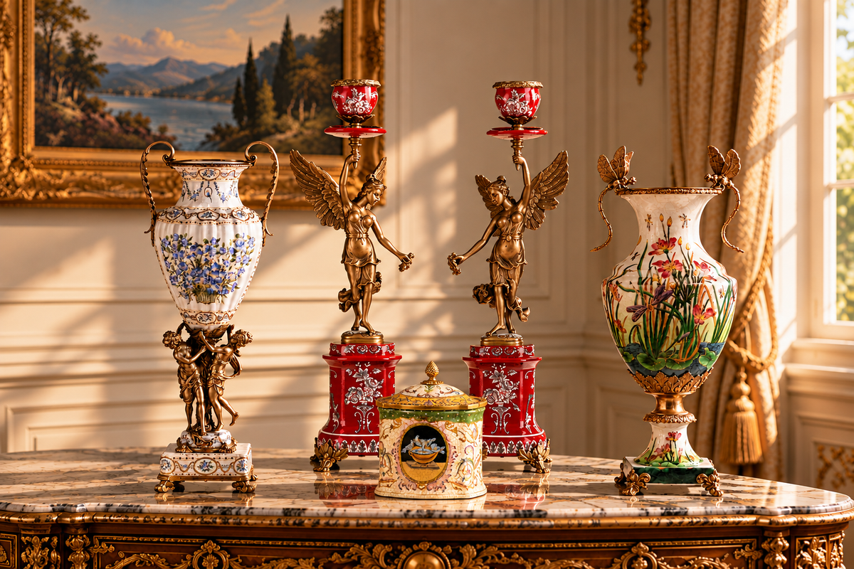 Bronze Meets Porcelain