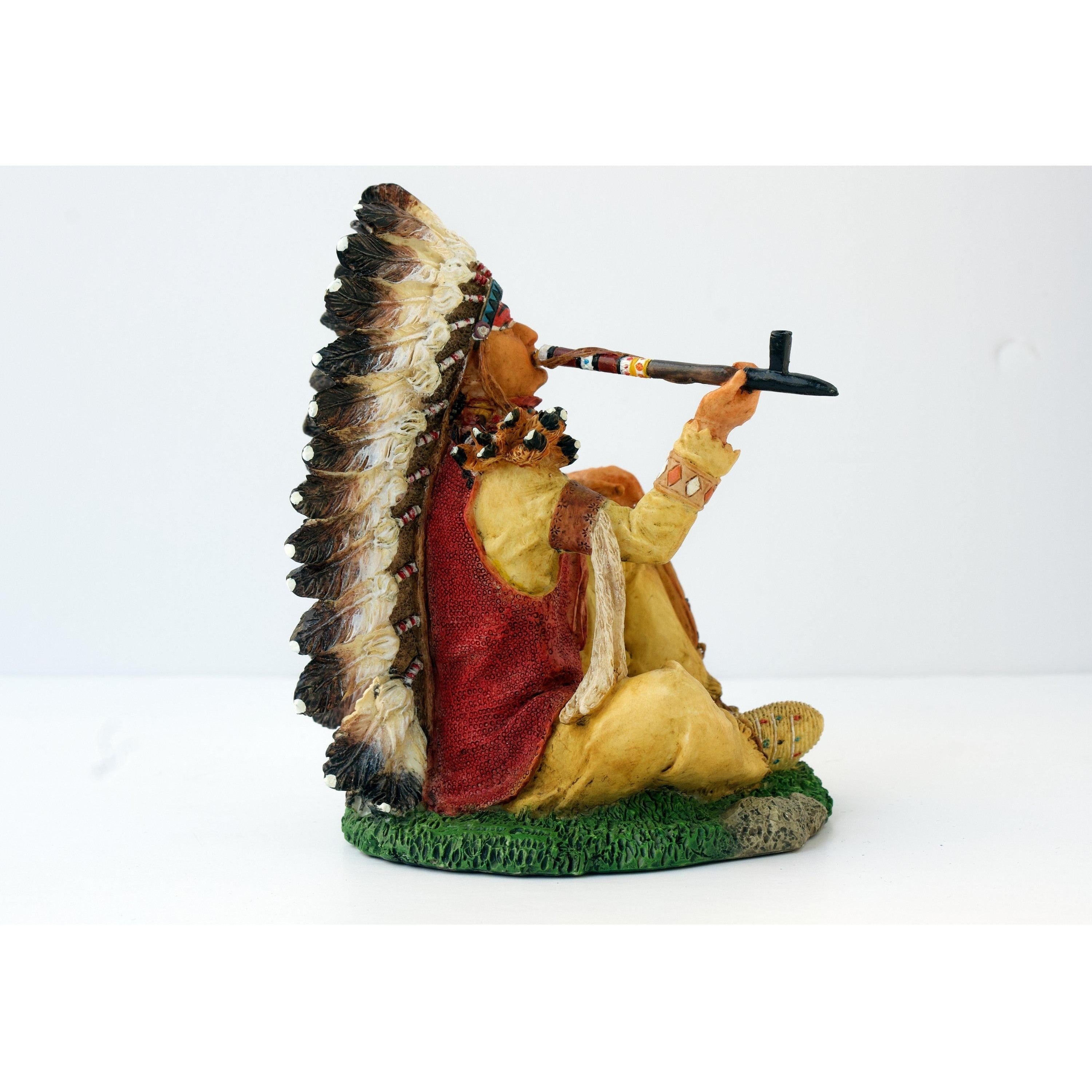 Mini Native Indian Smoke Peace Pipe | Figurines & Statues