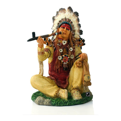 Mini Native Indian Smoke Peace Pipe | Figurines & Statues