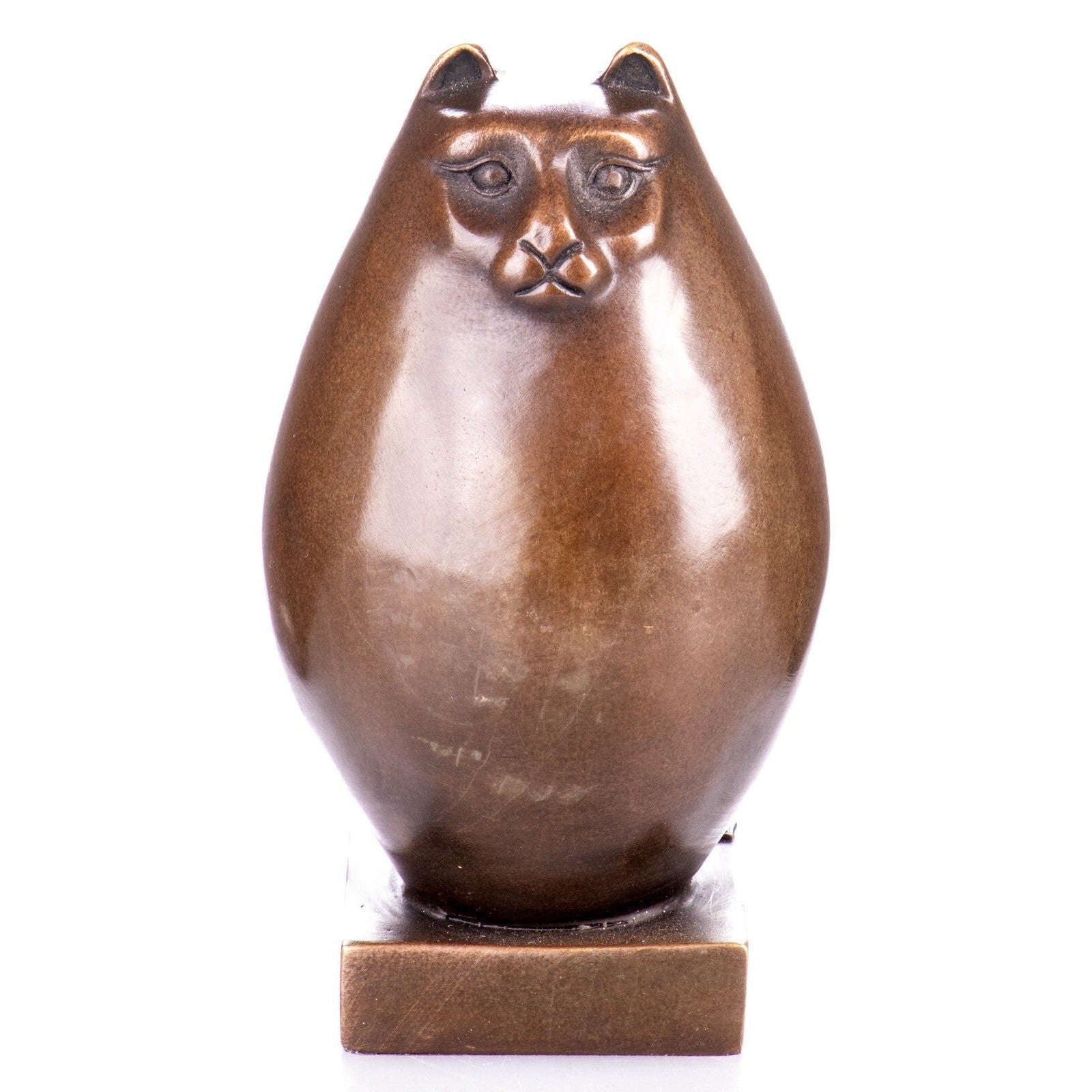 Minimalist Bronze Cat Sculpture | Animal Sculptures | Home Decor