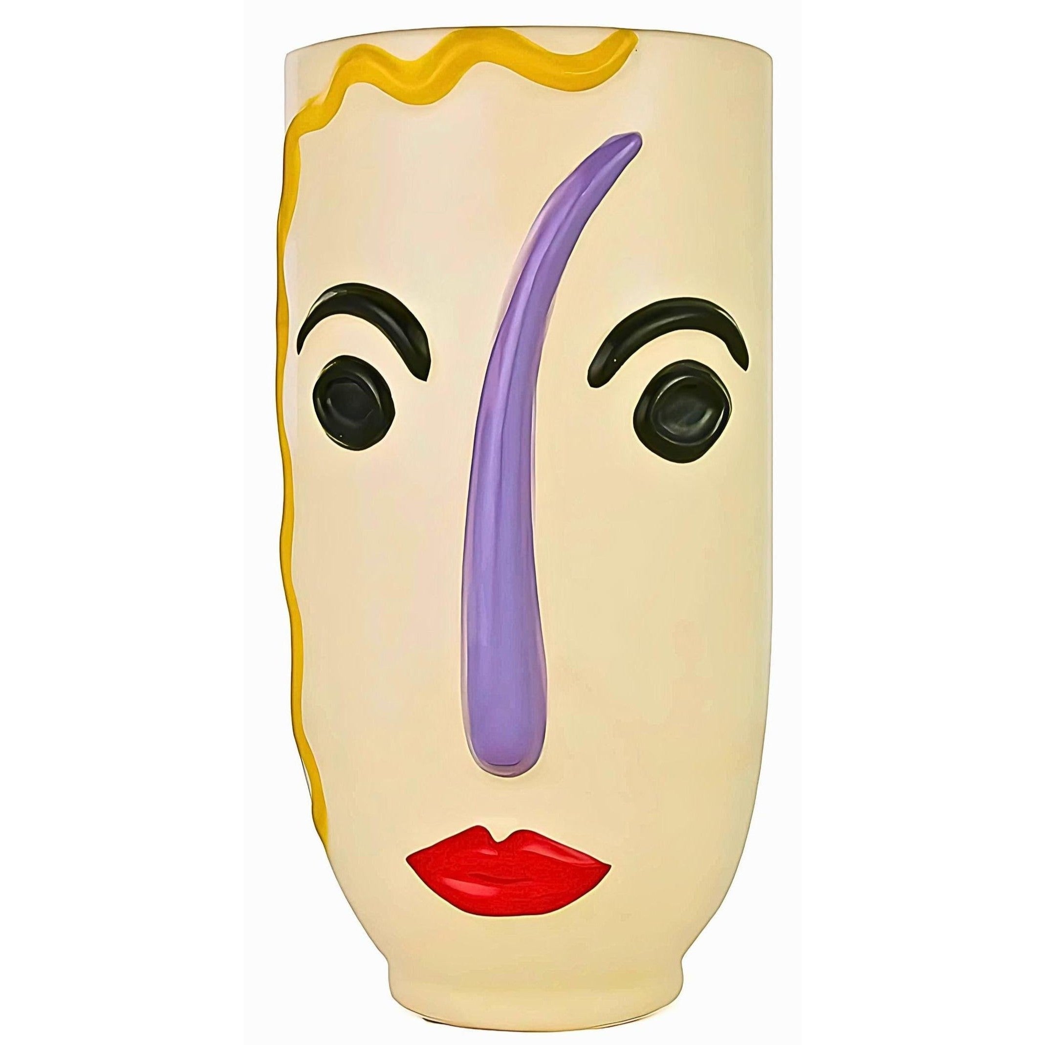 Modern Art Porcelain Face Planter | Vases & Bowls | Home Decor