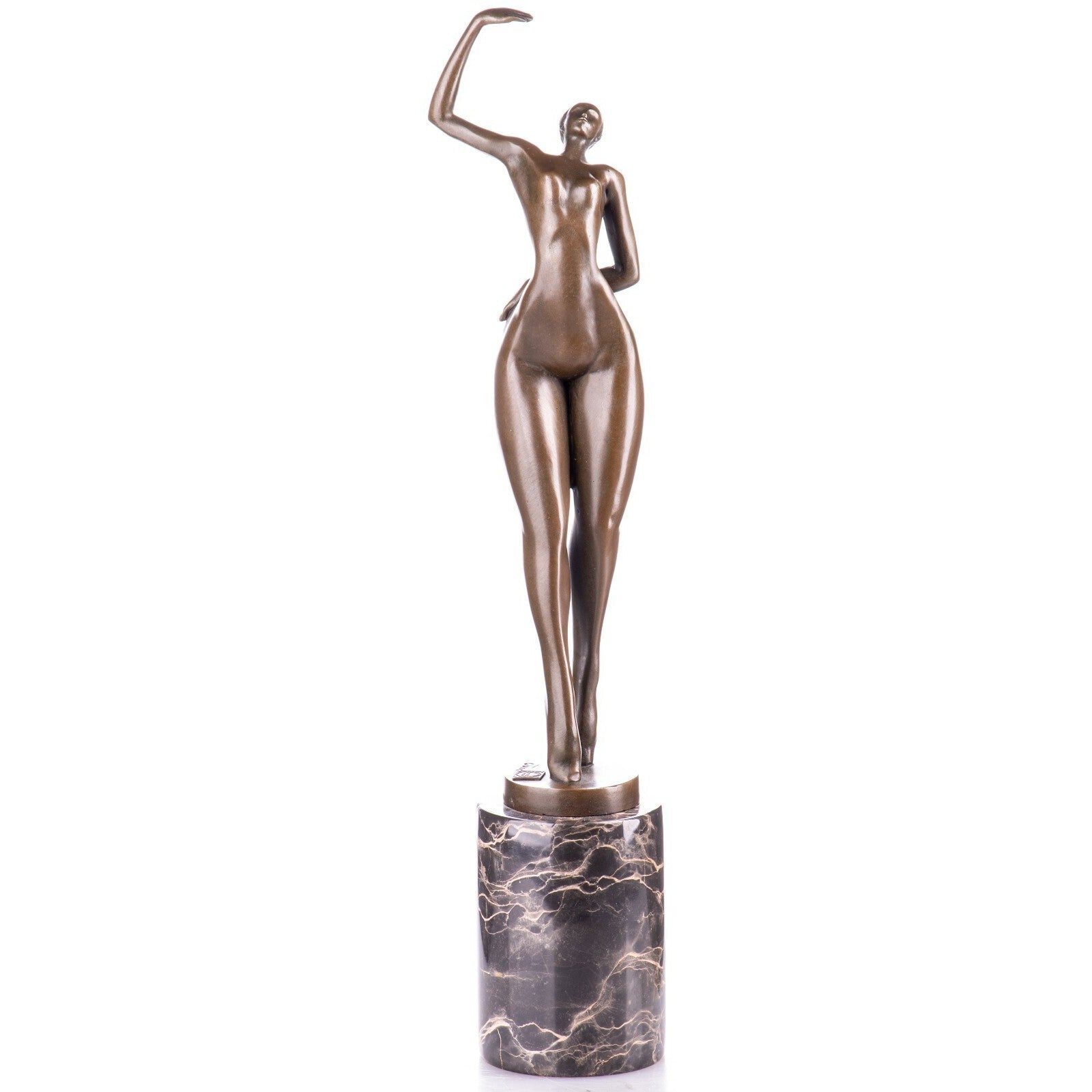 Modern Bronze Sculpture of a Female Dancer, Dancer & Performance Sculp