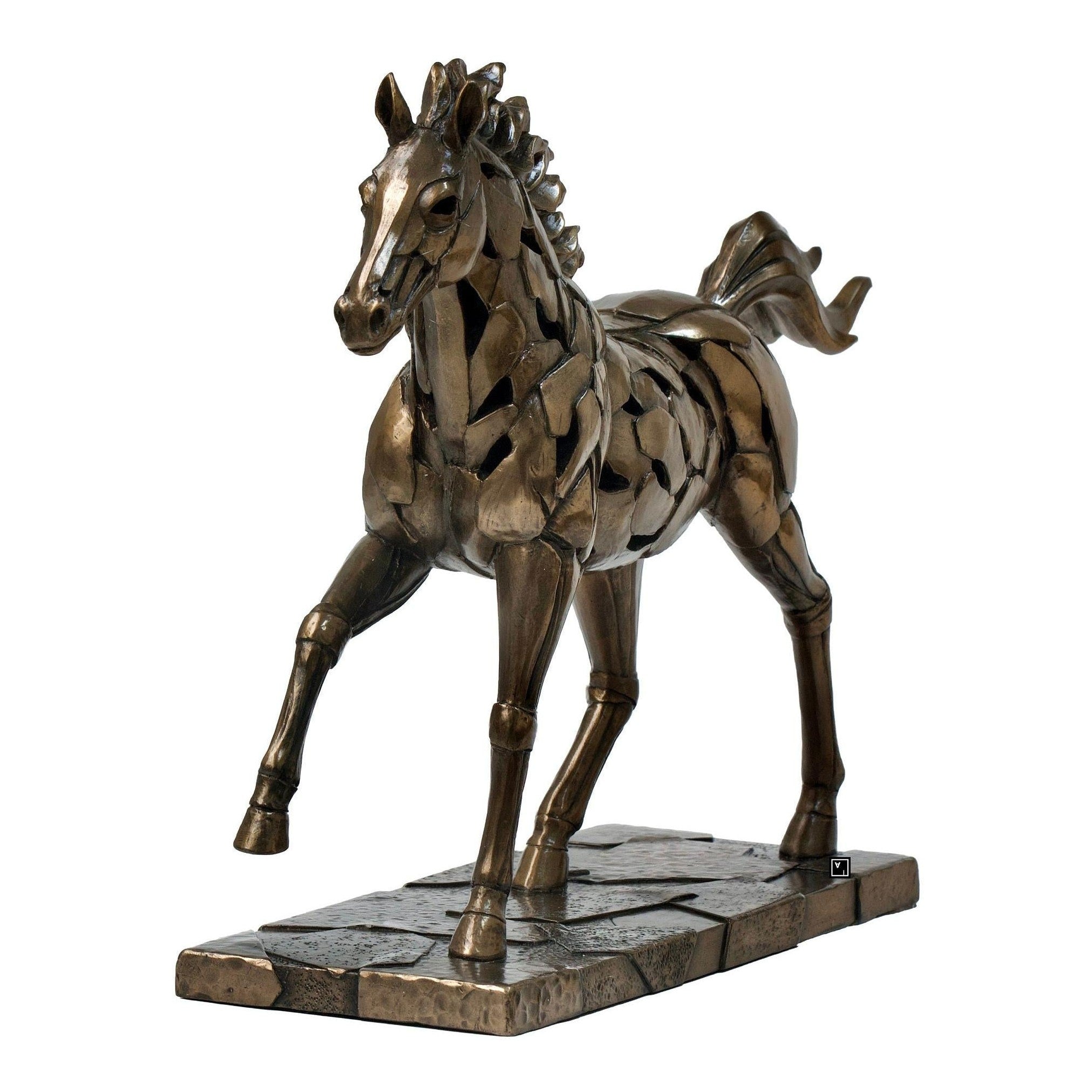 Modern Horse with LED Lights | Animal Sculptures | Home Decor