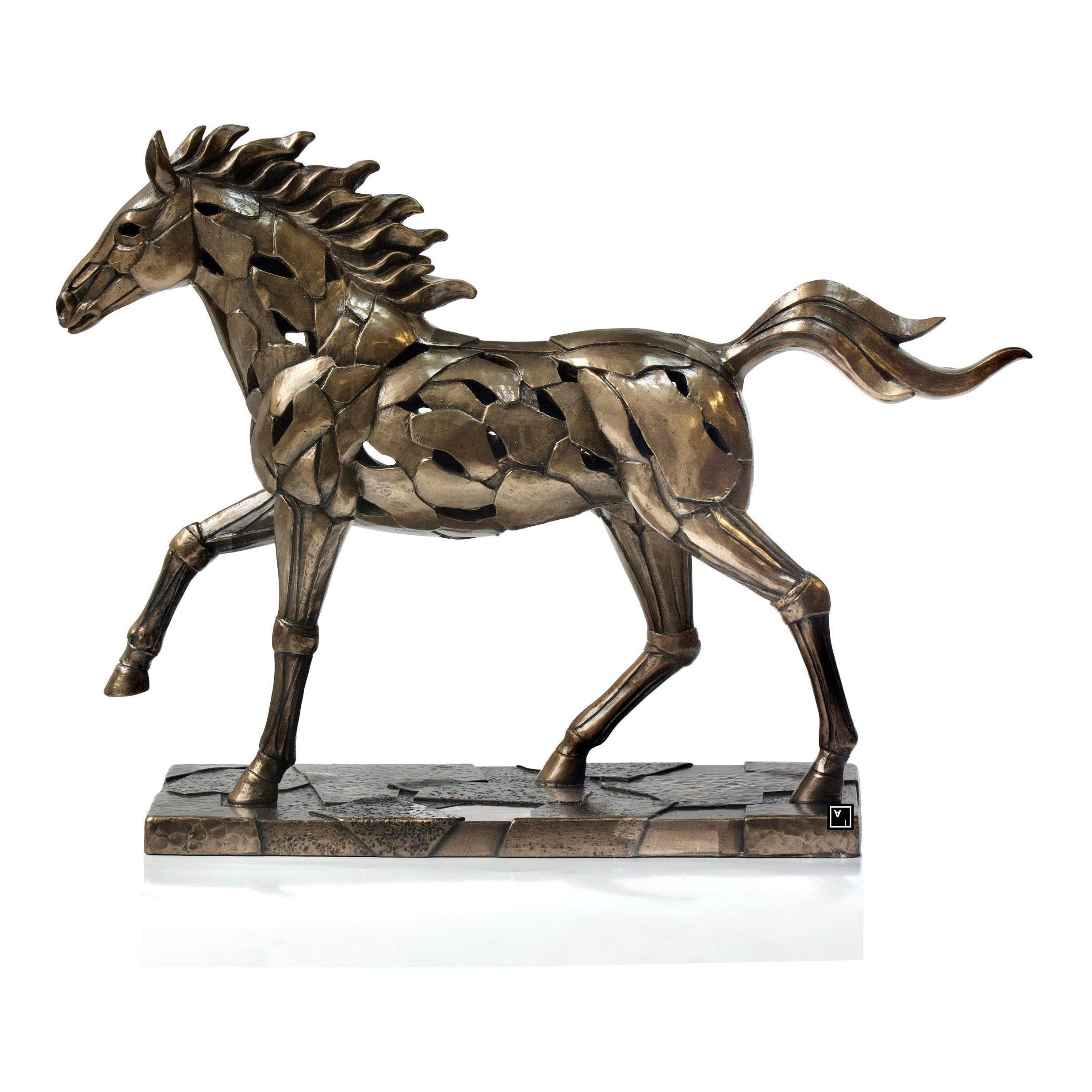 Modern Horse with LED Lights | Animal Sculptures | Home Decor