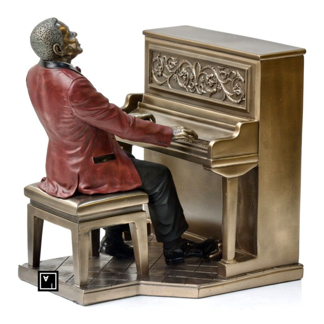 Musician Figurine. Jazz Band Pianist Statue, Dancer & Performance Scul