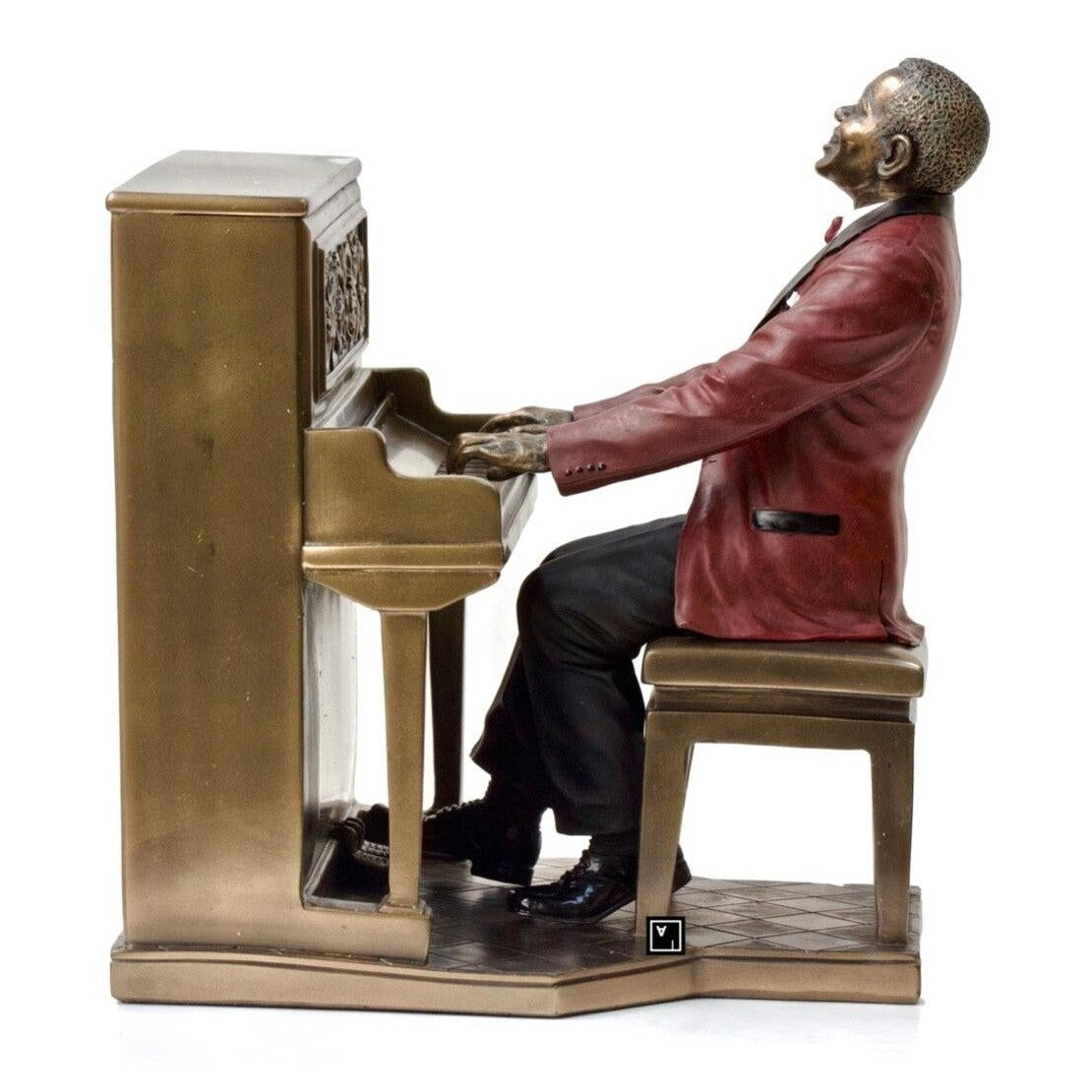 Musician Figurine. Jazz Band Pianist Statue, Dancer & Performance Scul