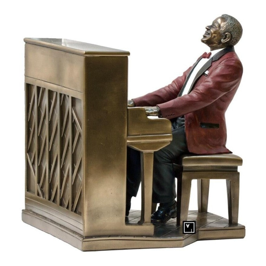 Musician Figurine. Jazz Band Pianist Statue, Dancer & Performance Scul