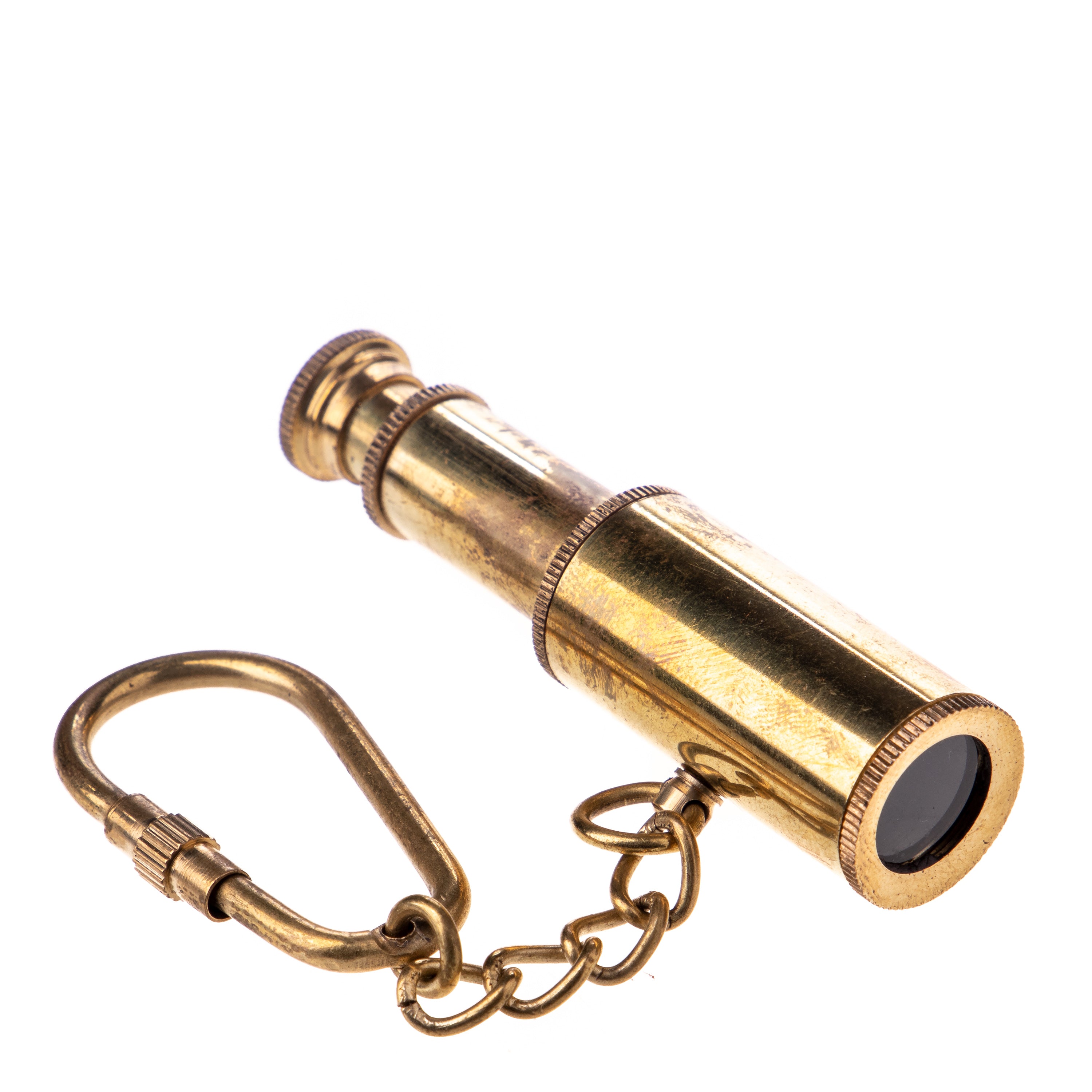 Brass Binoculars Keychain – Miniature – view 1