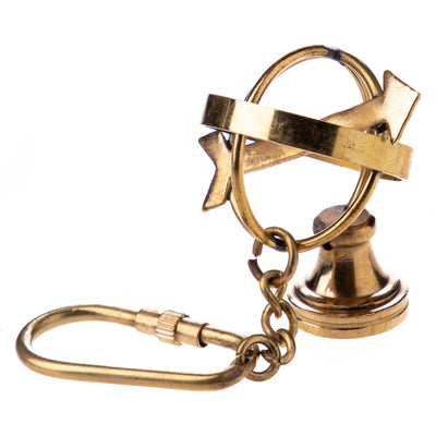 Arrow Ring Keychain | Handcrafted Brass Decor | Gift Idea