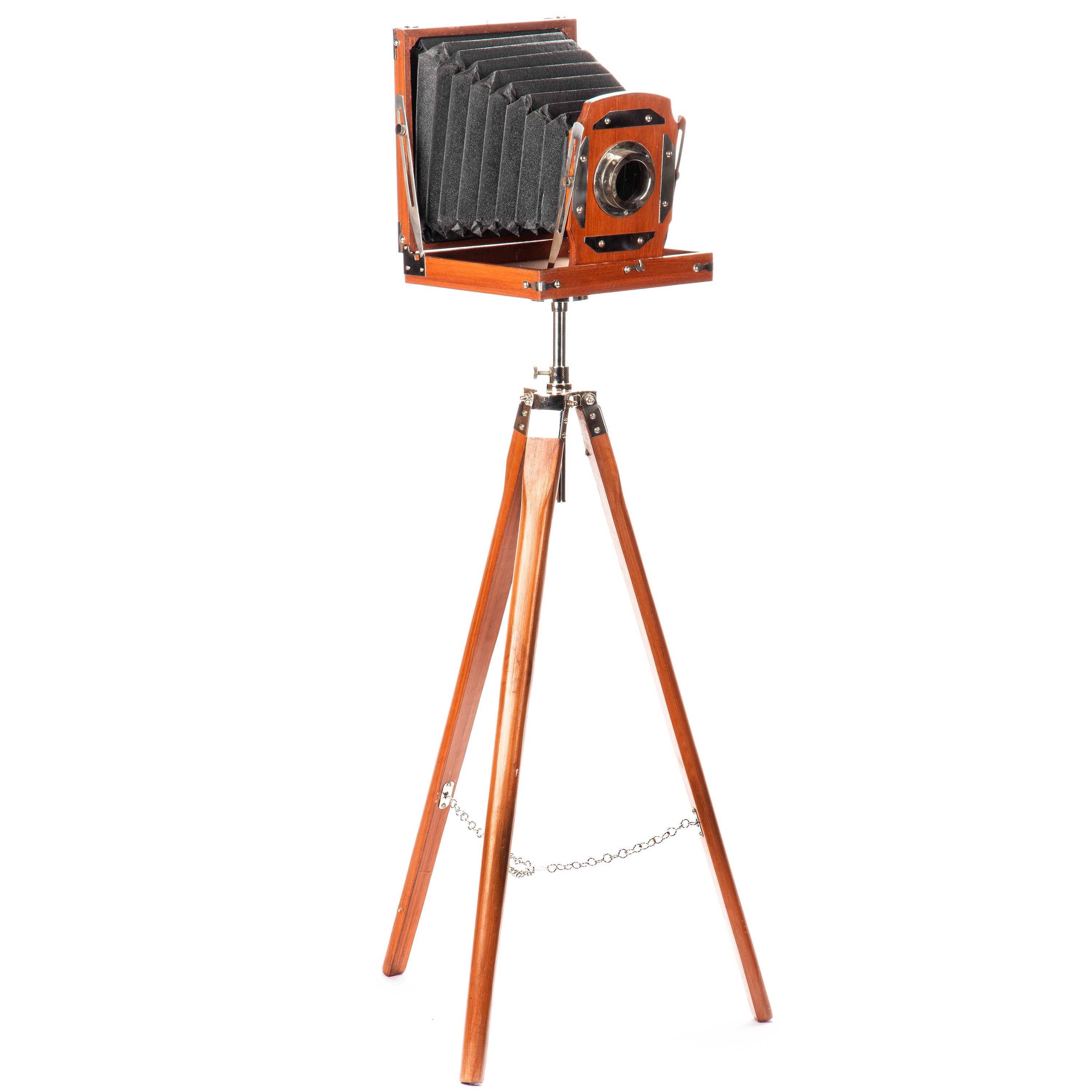 Antique Style Plate Camera on Tripod – Decorative