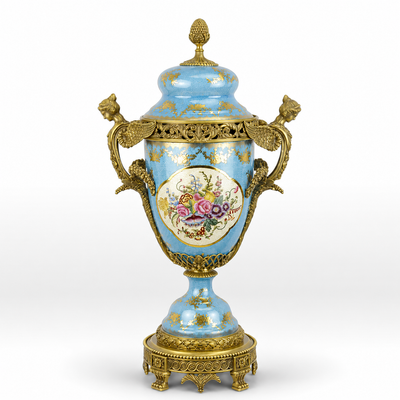 Porcelain Urn and Cover | Vases & Bowls | Home Decor | Handcrafted