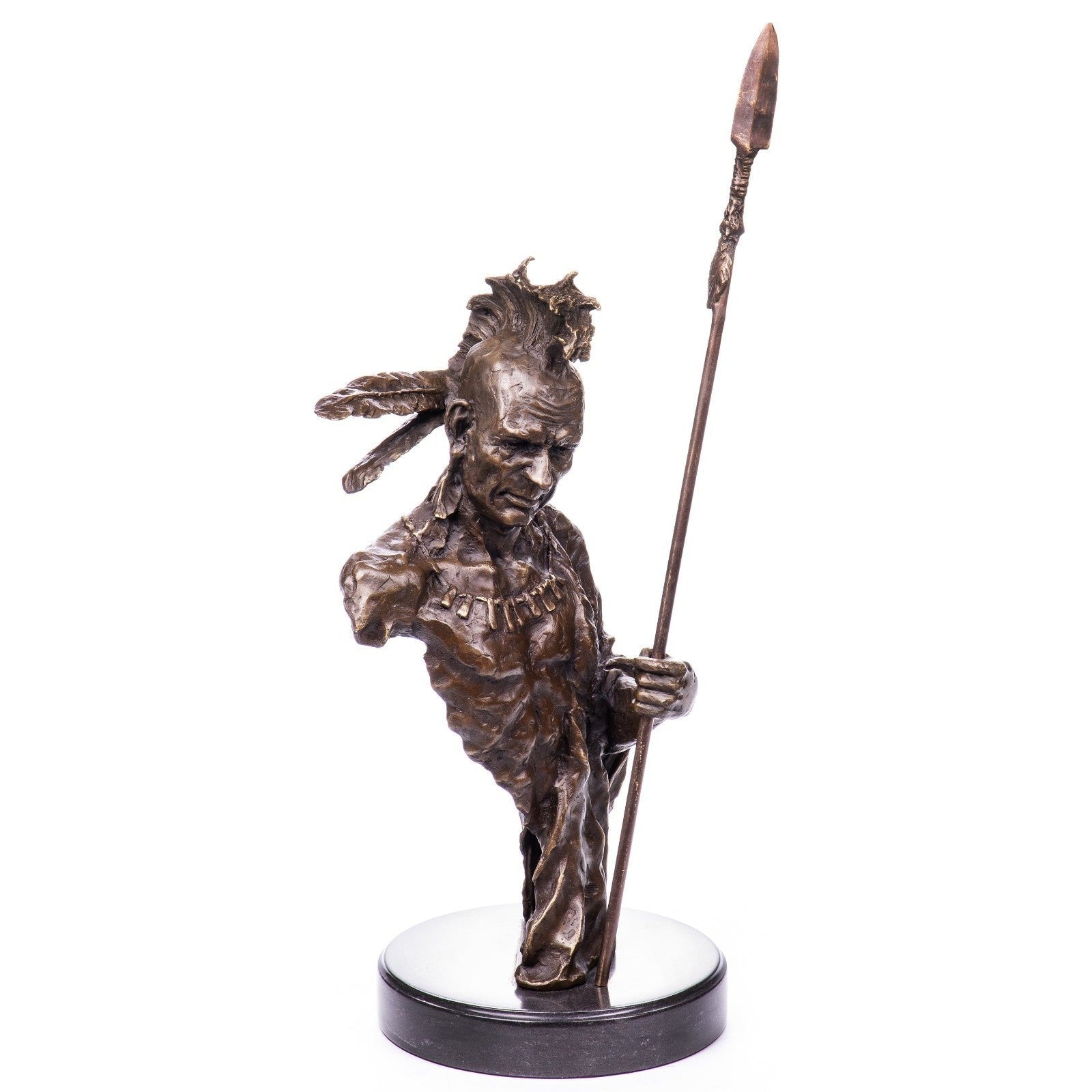 Native Warrior with Spear | Figurines & Statues | Home Decor