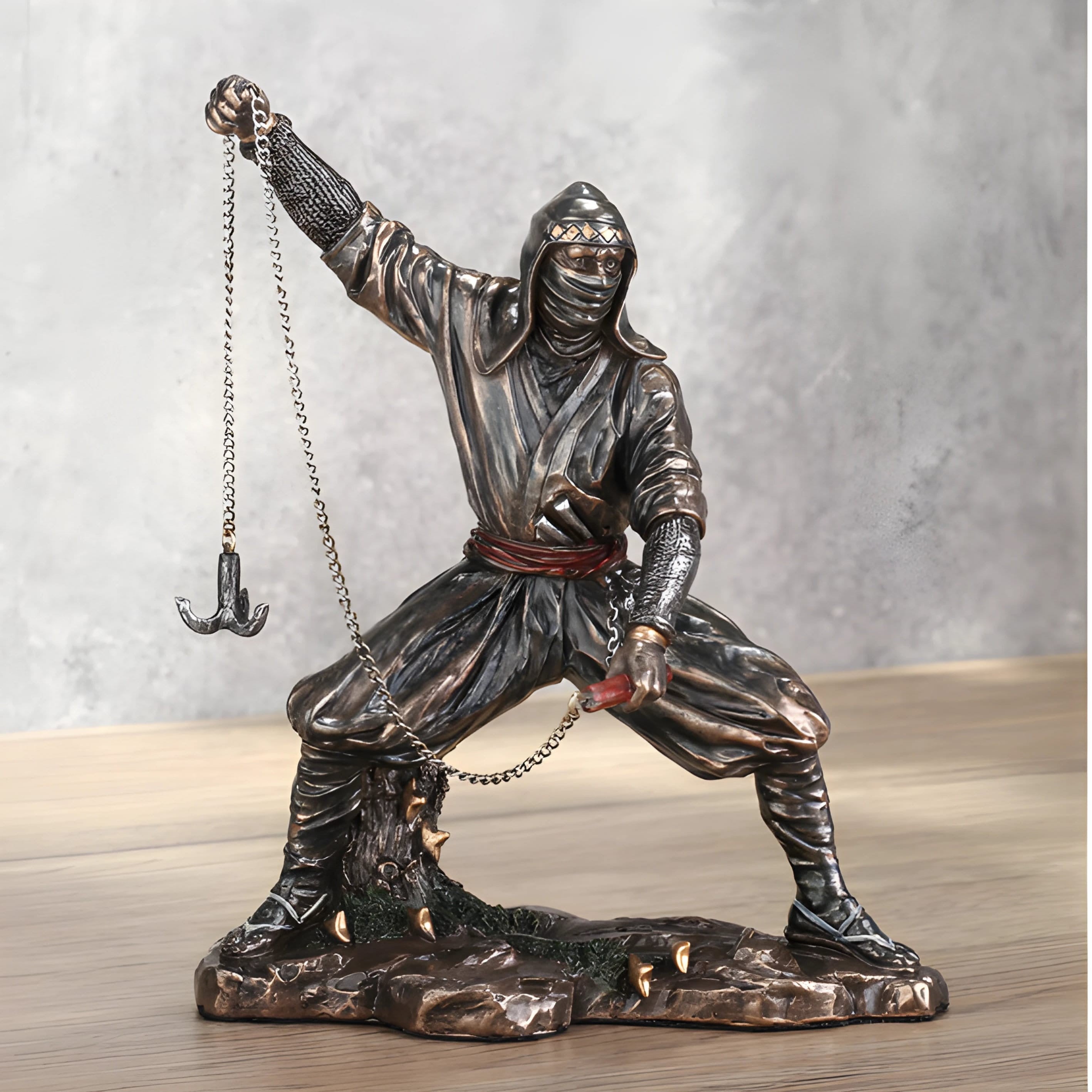 Ninja Wielding Grappling Hook | Curios & Collectibles | Home Decor