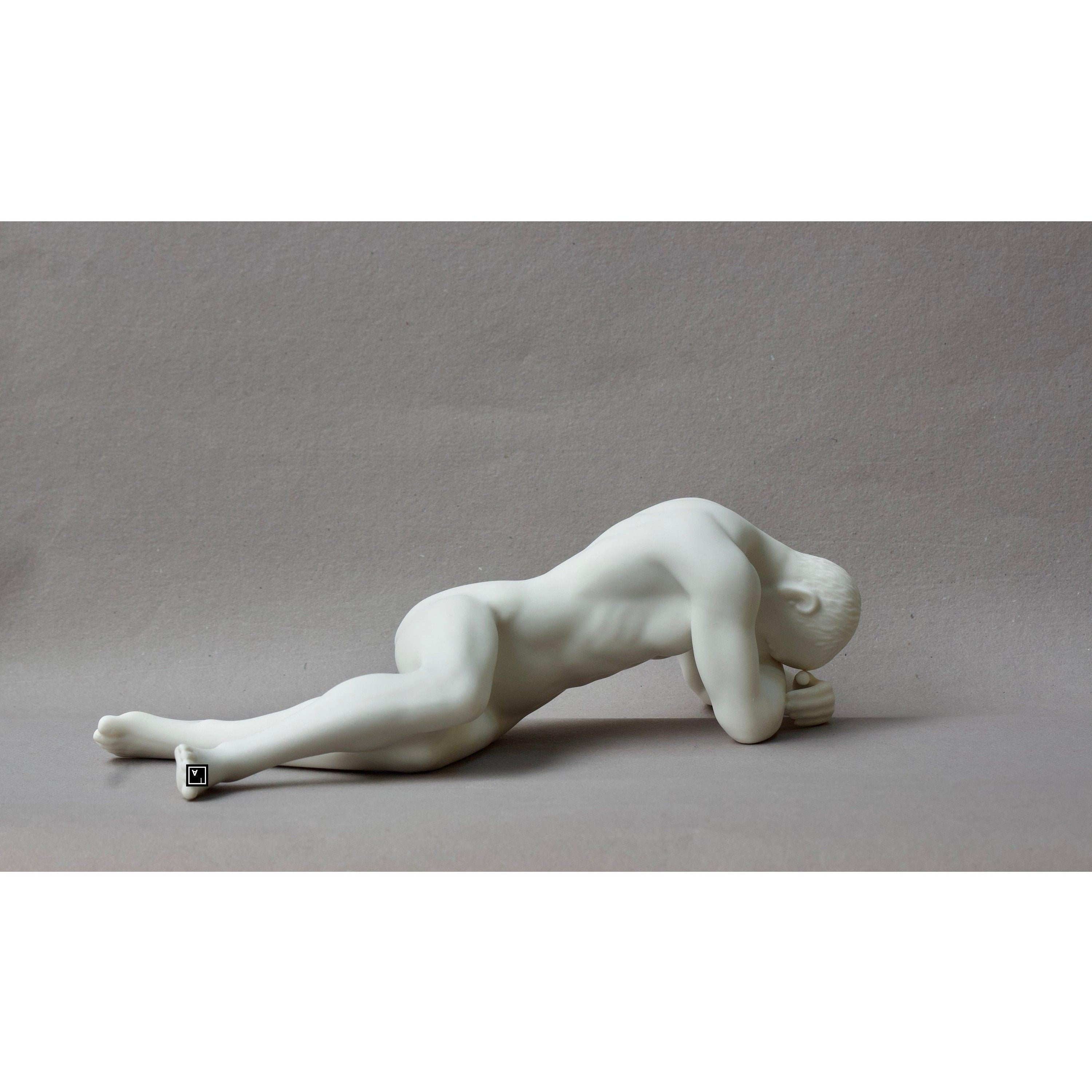 Nude Male Fine matt Porcelain | Nude & Figurative Art | Home Decor