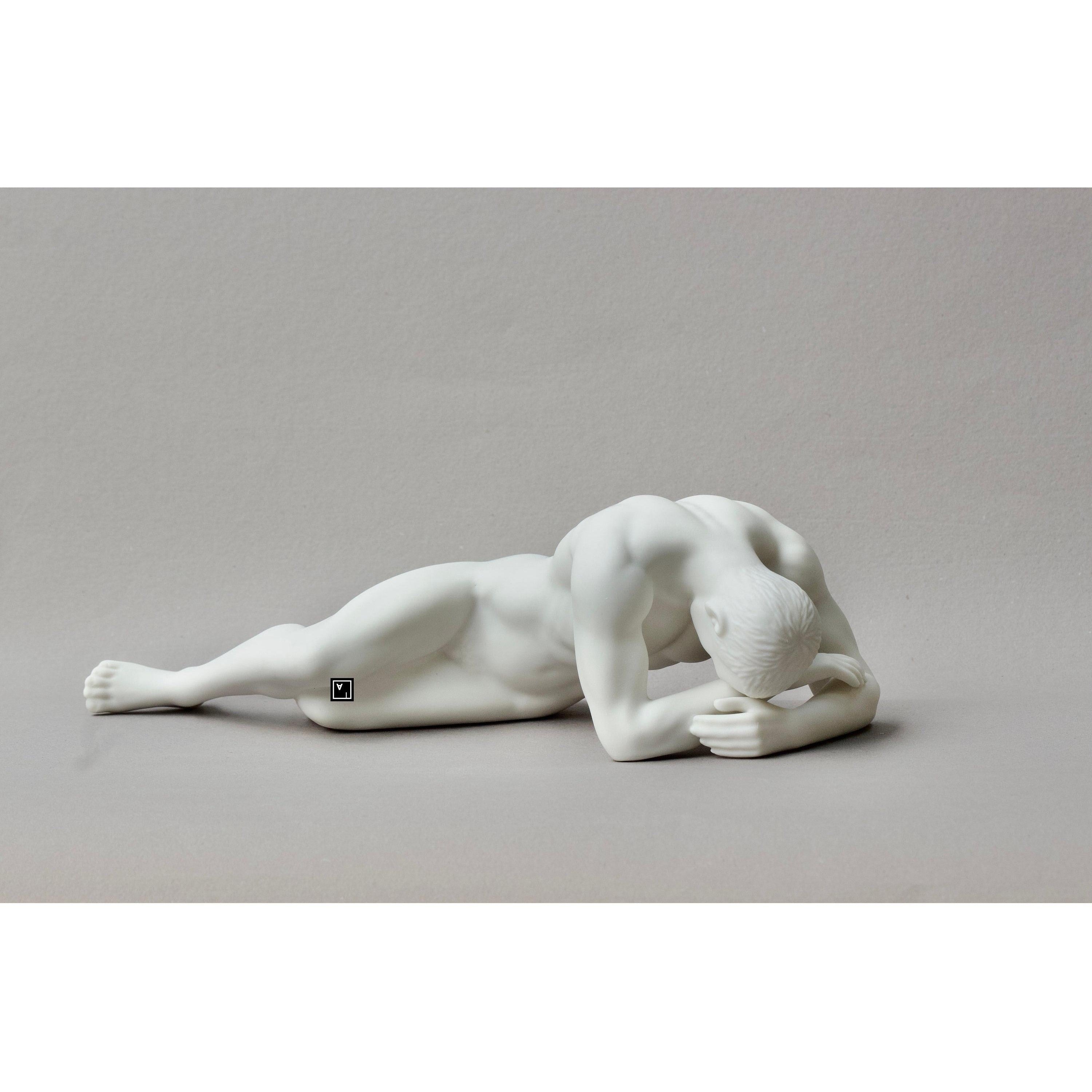 Nude Male Fine matt Porcelain | Nude & Figurative Art | Home Decor