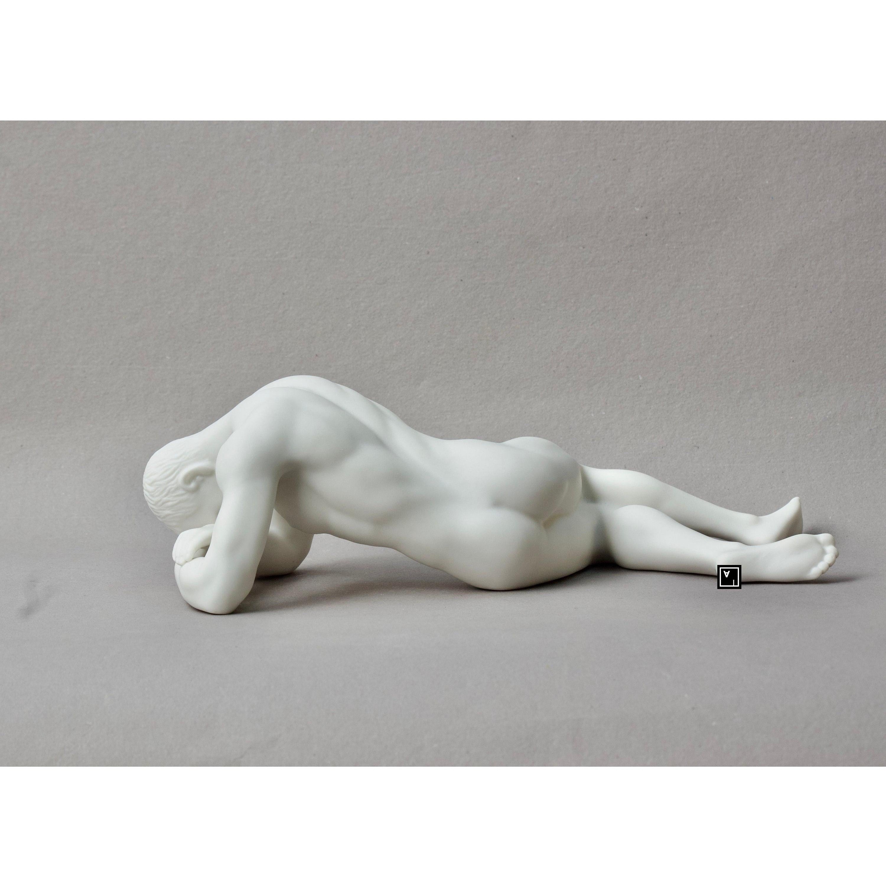 Nude Male Fine matt Porcelain | Nude & Figurative Art | Home Decor