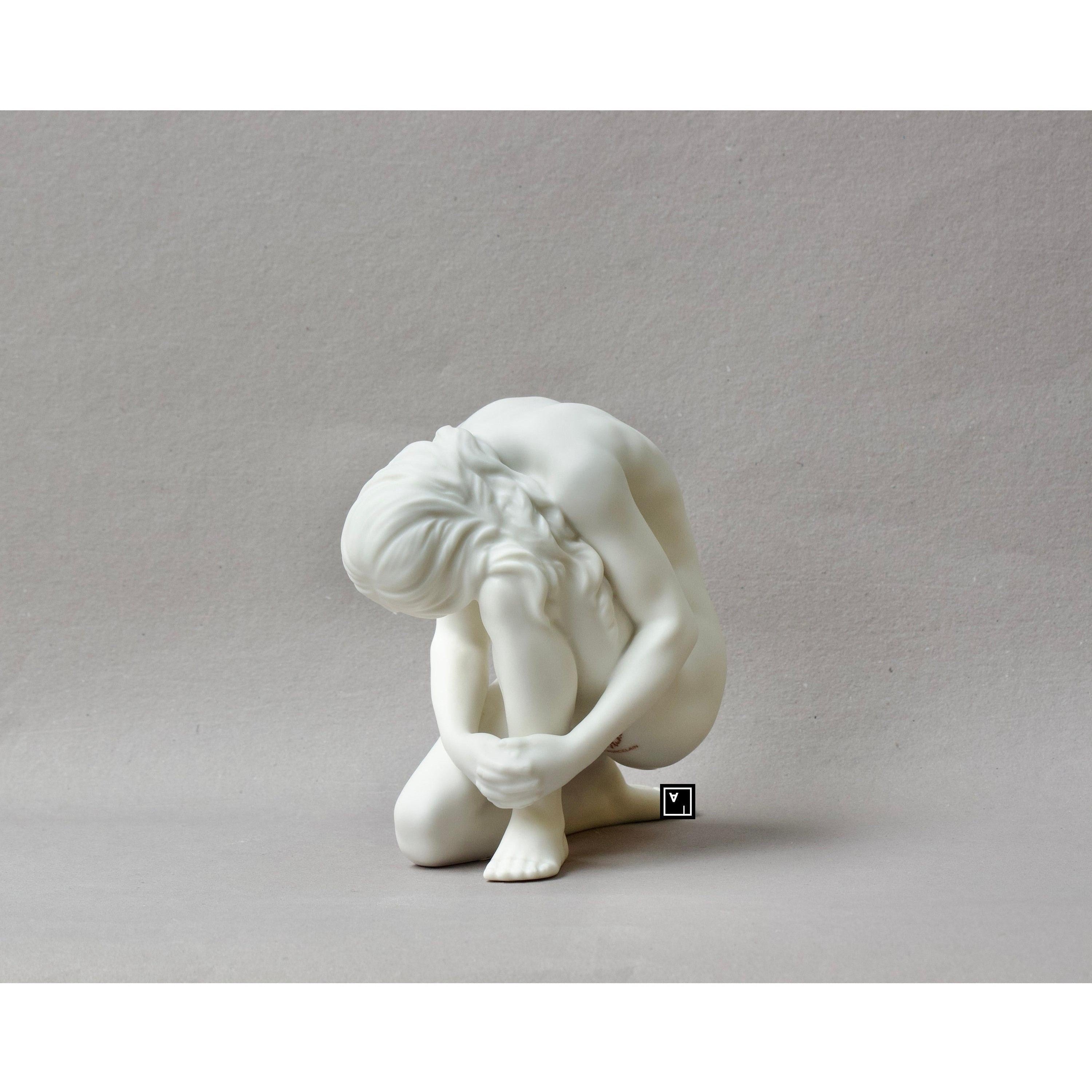Nude Woman Sitting on Knees Pose | Nude & Figurative Art
